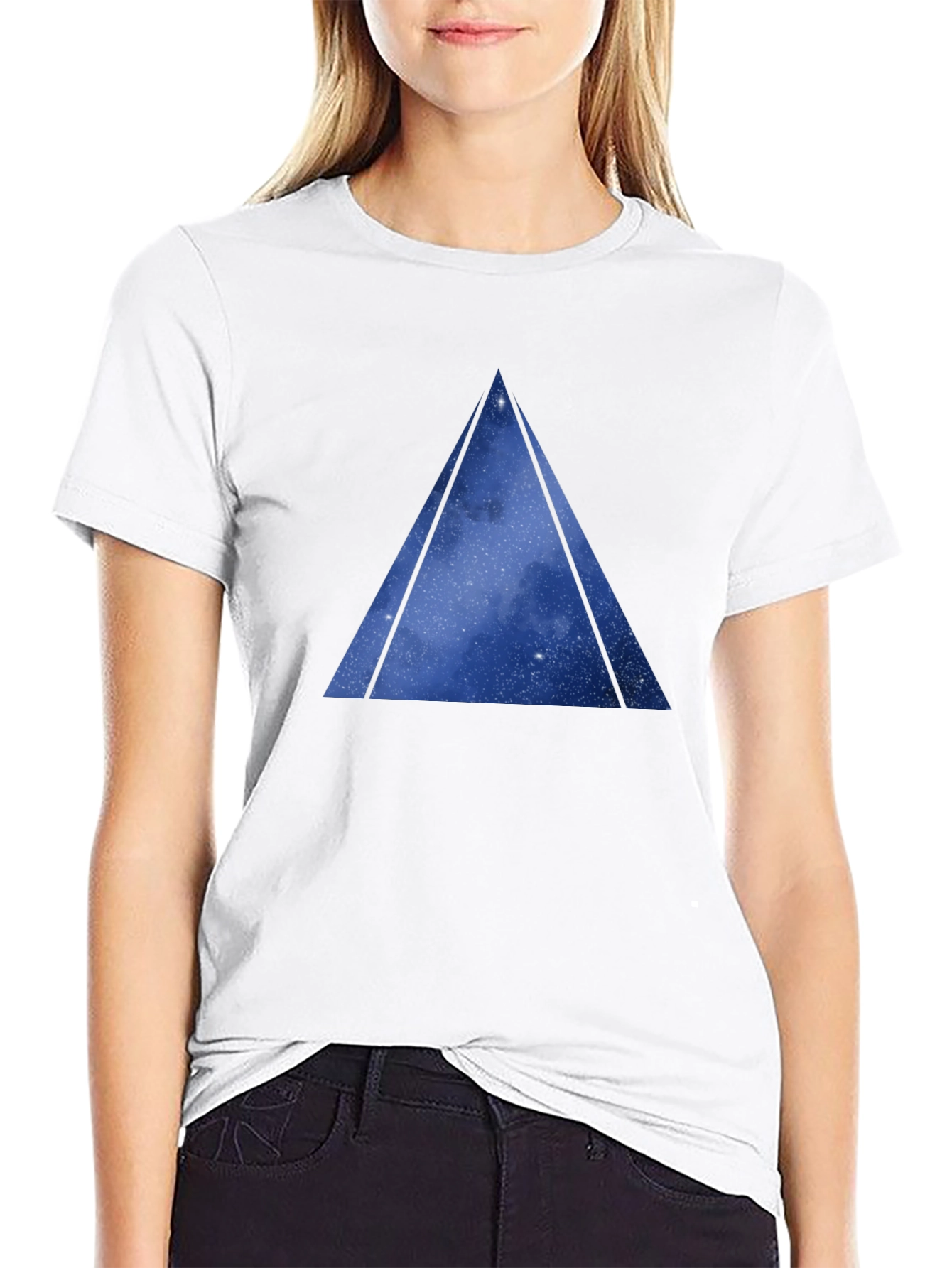 Cosmic Triangle Graphic T-Shirt