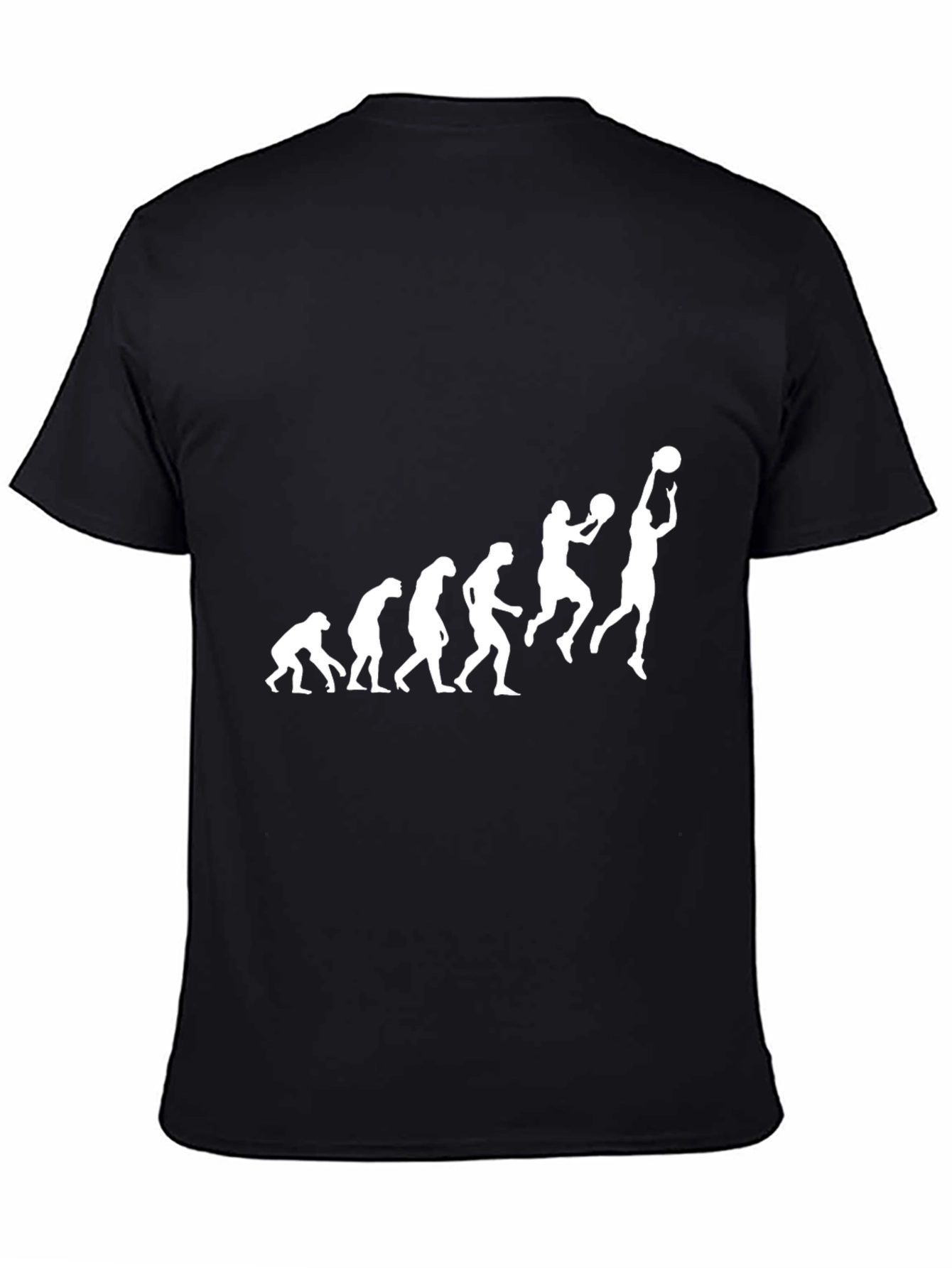 Evolution of Basketball T-Shirt - Black