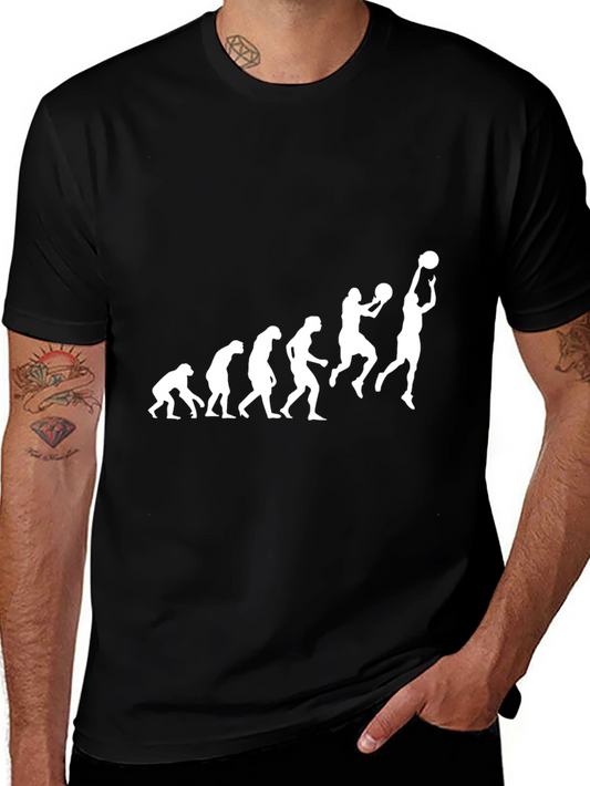 Evolution of Basketball T-Shirt - Black