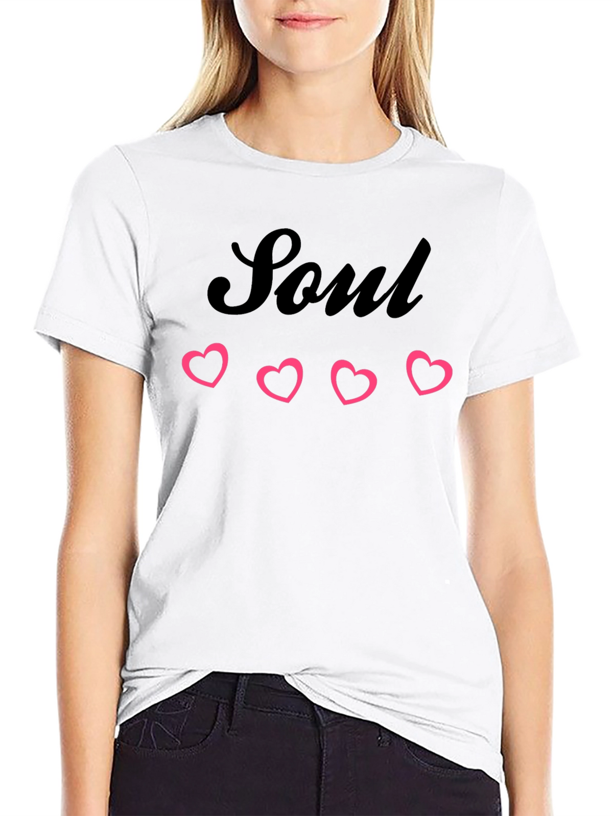 Soul Hearts Graphic Tee - Trendy Casual Style