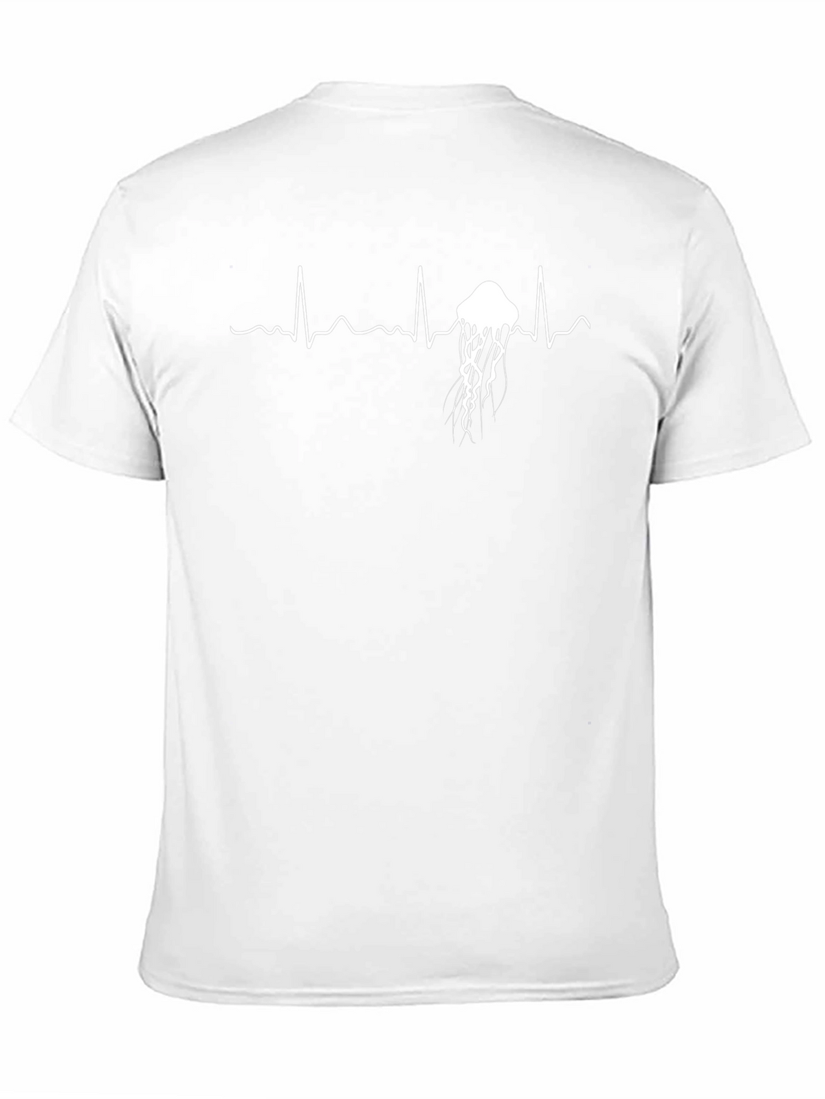 Jellyfish Heartbeat Graphic Tee - Stylish Unisex Fit