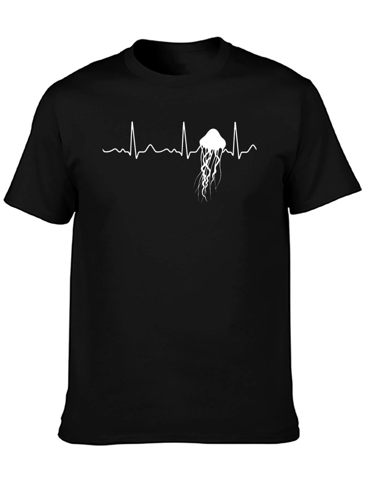 Jellyfish Heartbeat Graphic Tee - Stylish Unisex Fit