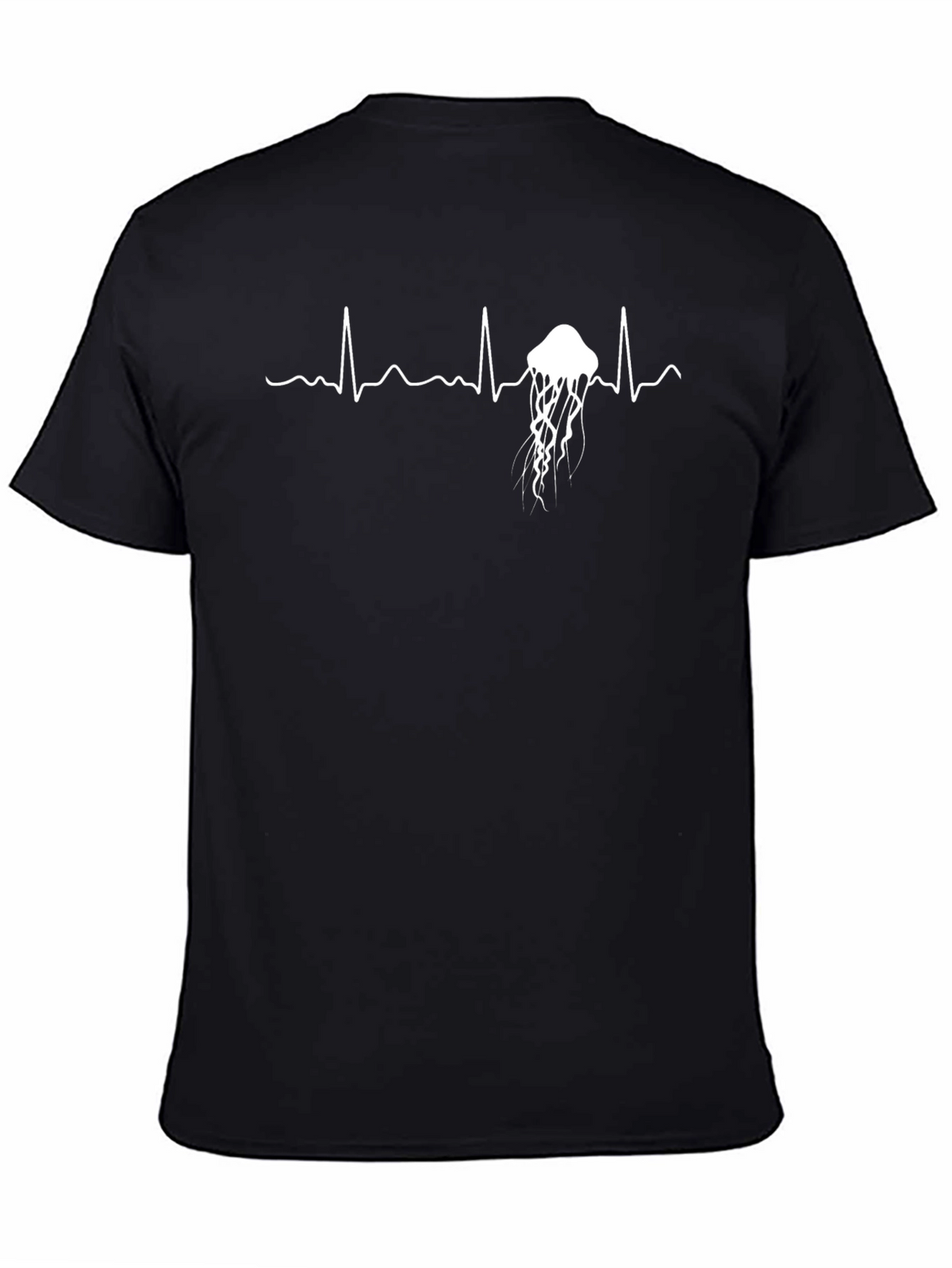 Jellyfish Heartbeat Graphic Tee - Stylish Unisex Fit