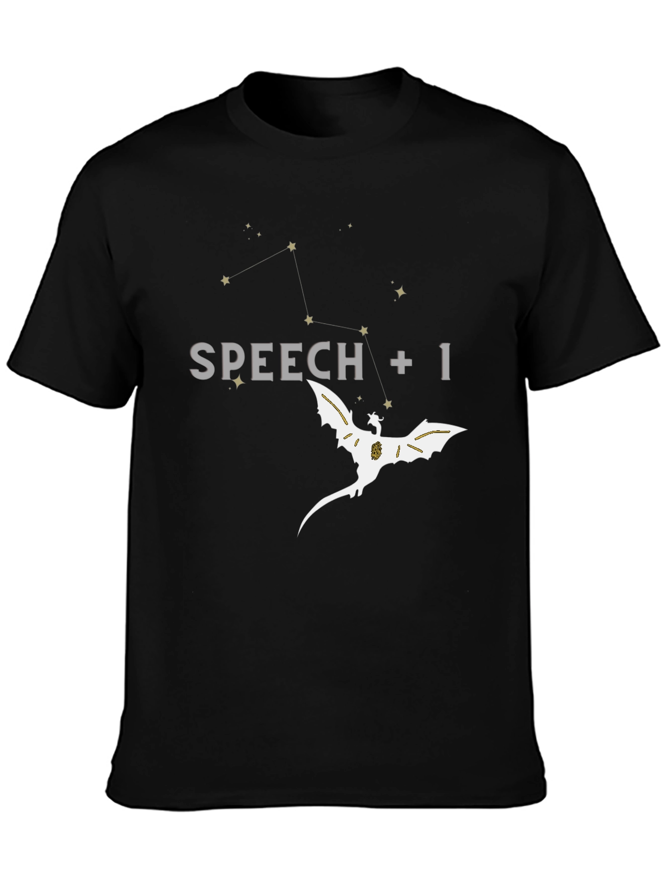 Speech +1 Dragon Graphic T-Shirt
