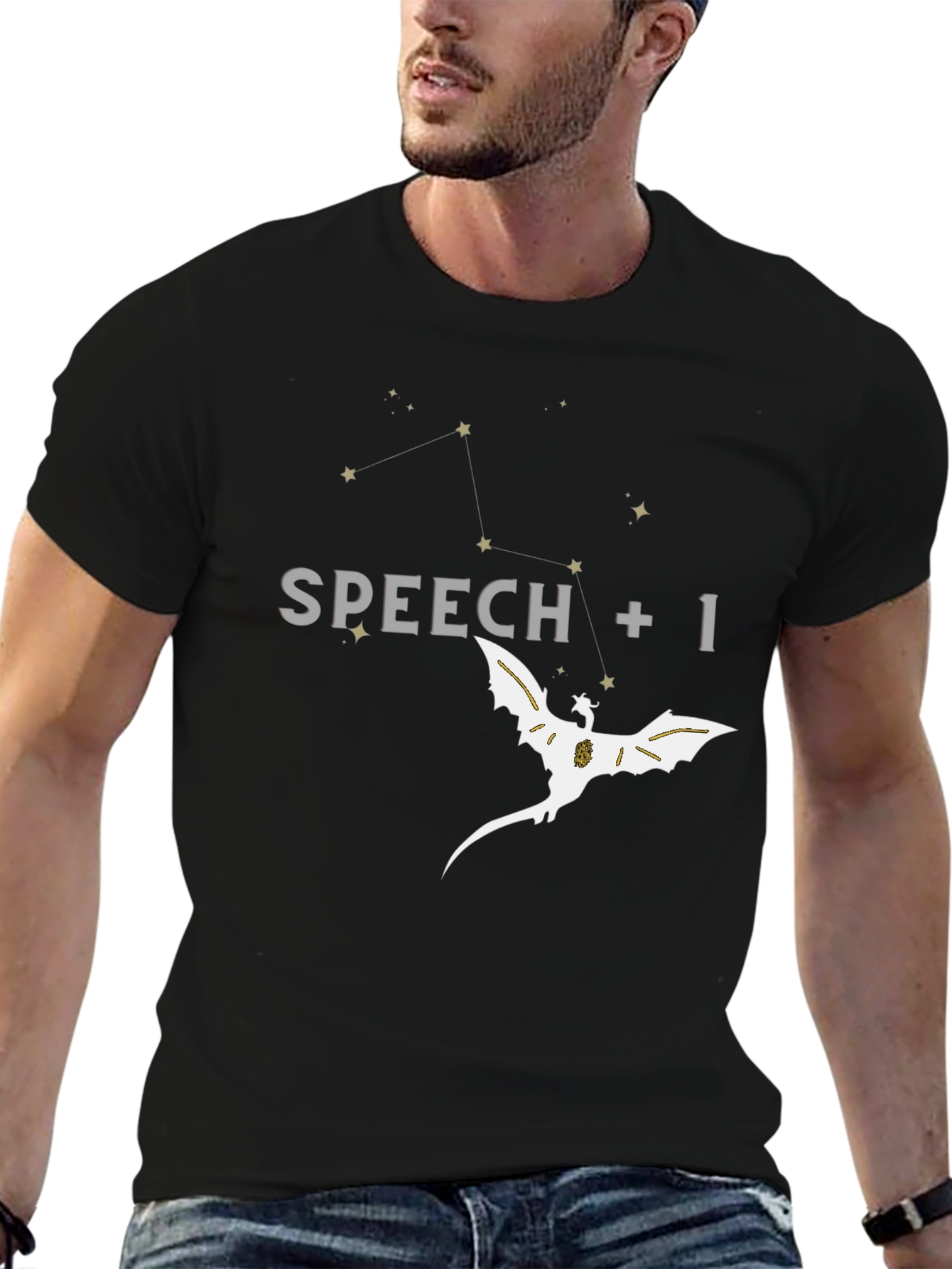 Speech +1 Dragon Graphic T-Shirt