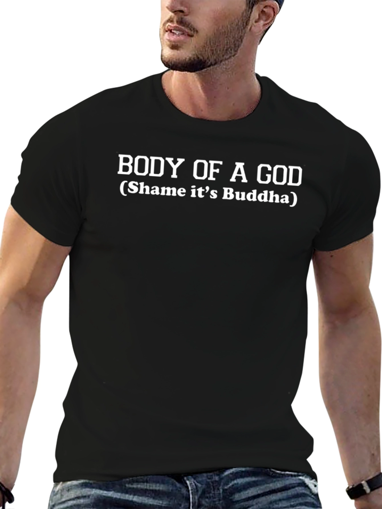 Body of a God Funny Graphic T-Shirt