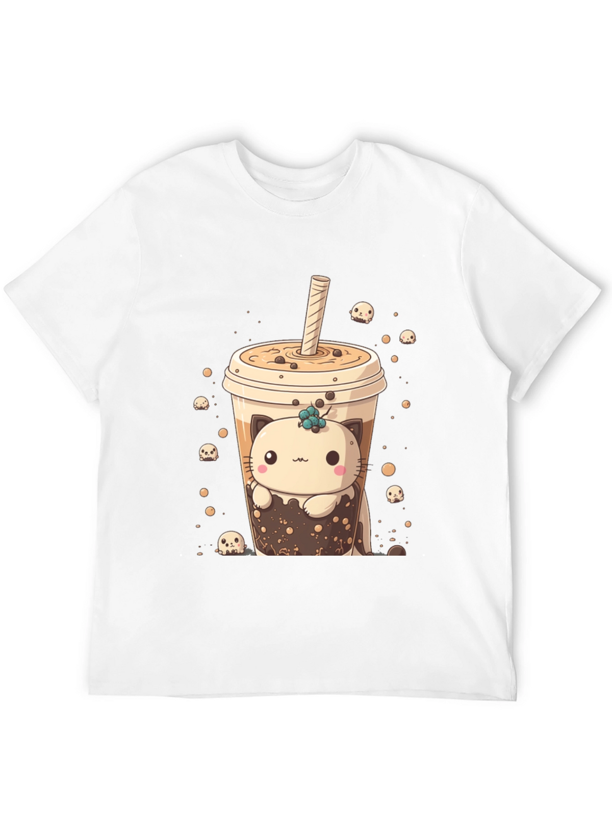 Kawaii Boba Cat T-Shirt
