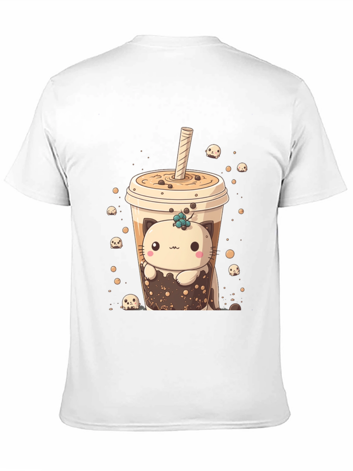 Kawaii Boba Cat T-Shirt
