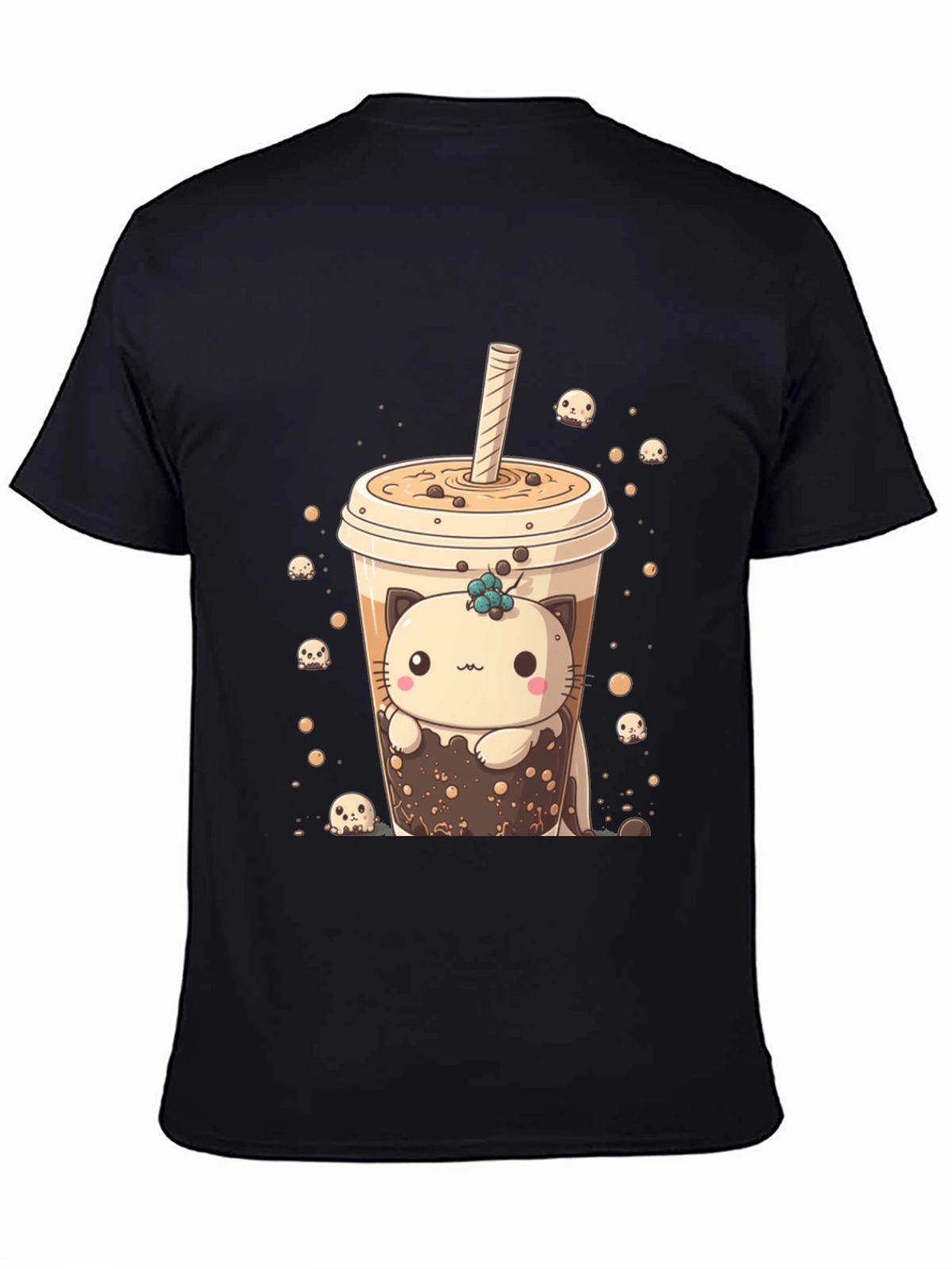 Kawaii Boba Cat T-Shirt