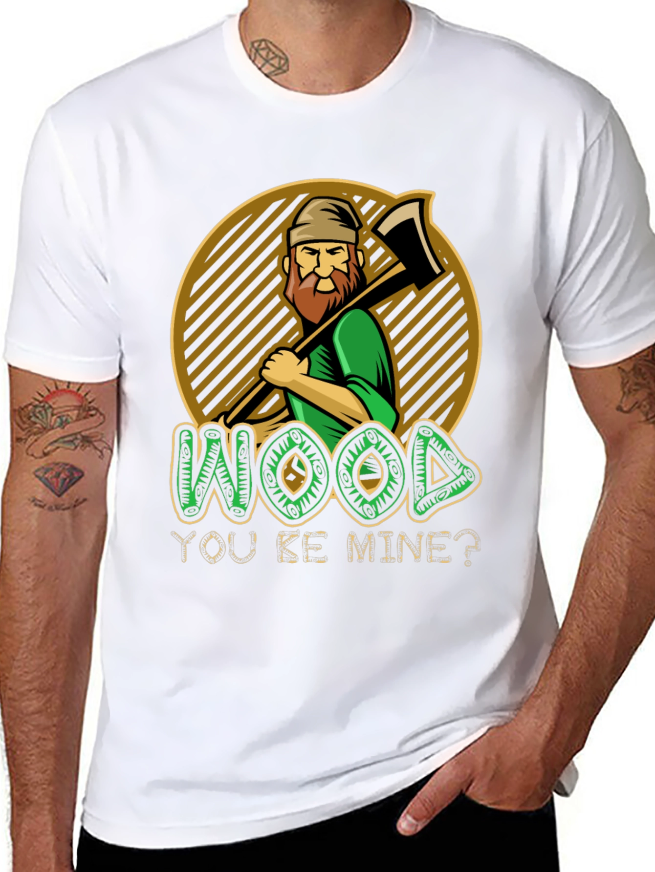Wood You Be Mine? Graphic T-Shirt