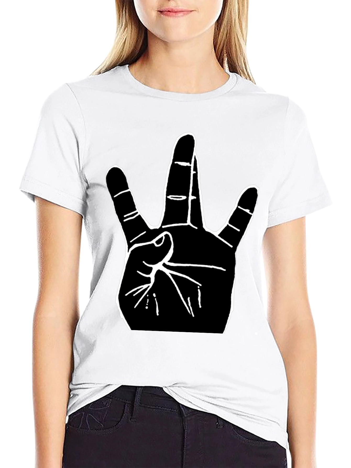Westside Hand Sign Graphic Tee - Black T-Shirt