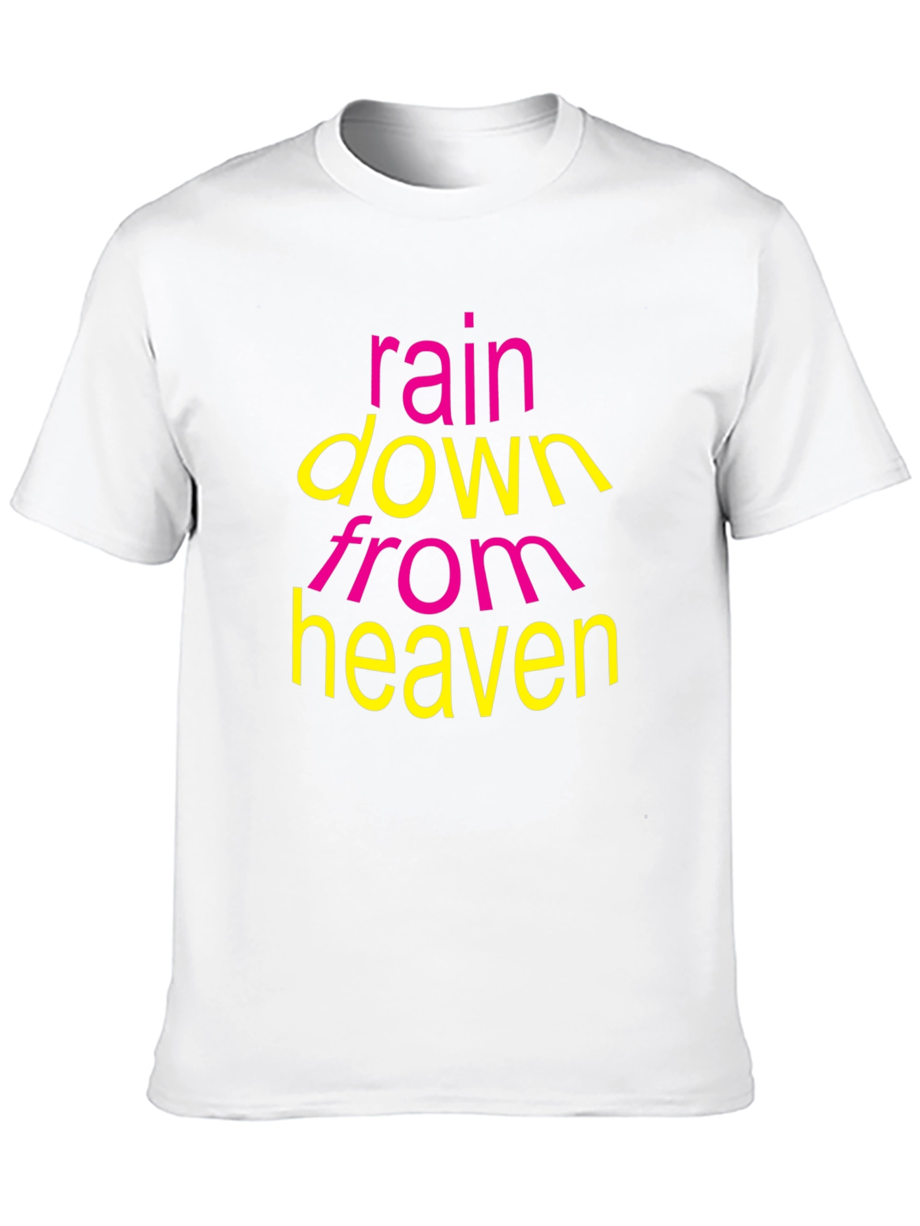 Rain Down From Heaven Graphic T-Shirt - Black