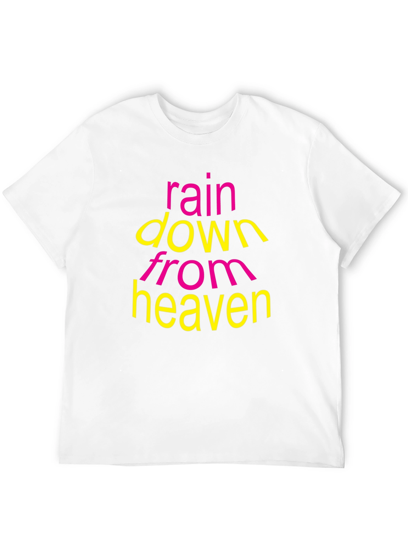 Rain Down From Heaven Graphic T-Shirt - Black