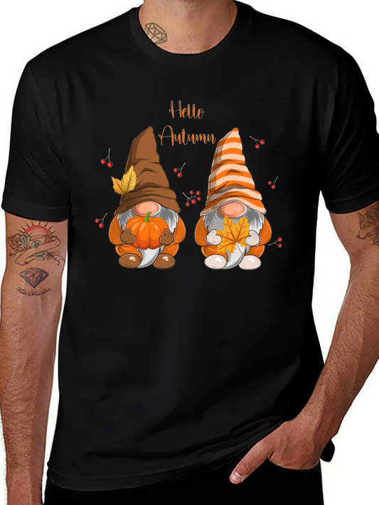 Hello Autumn Gnomes Graphic Tee
