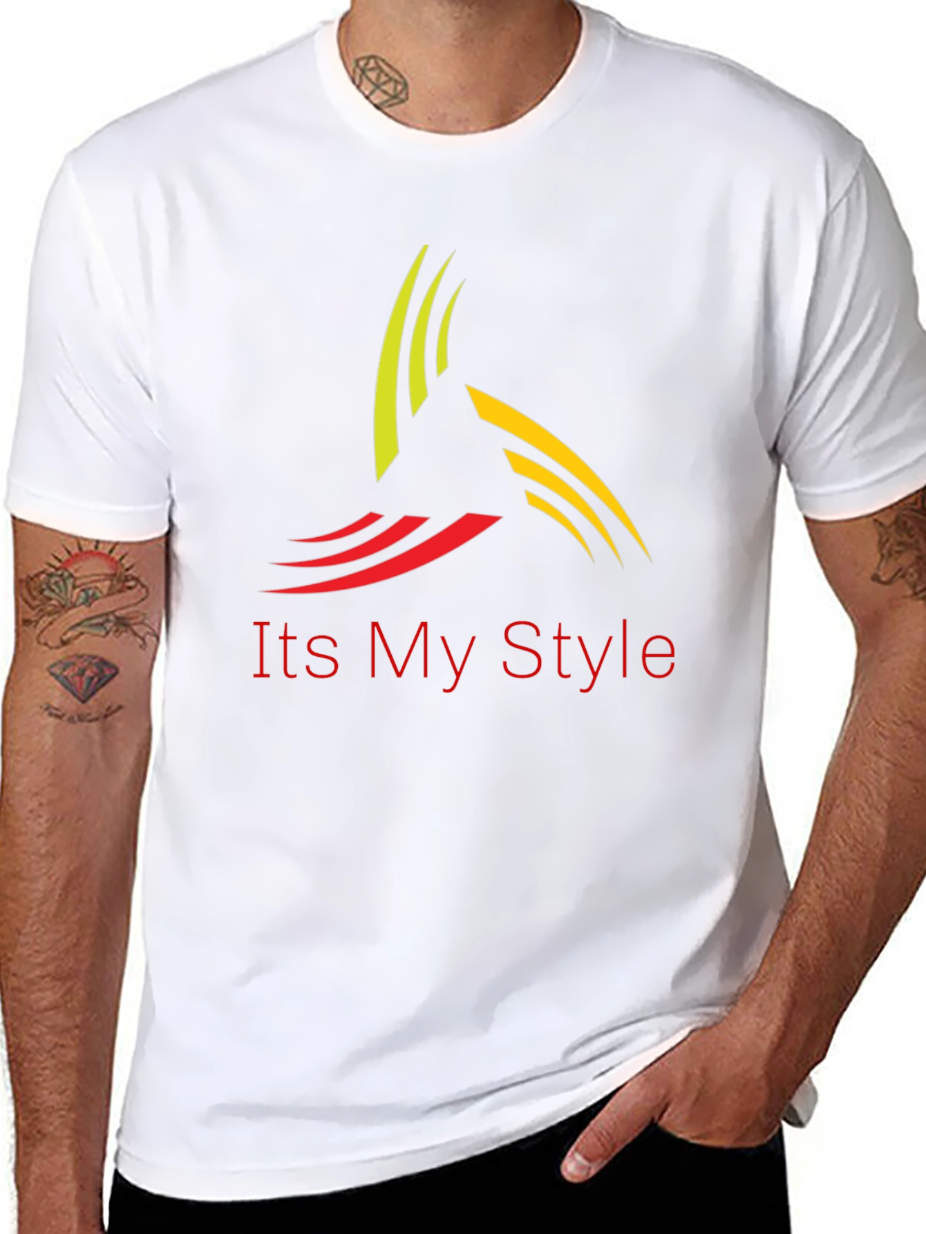 Stylish Black T-Shirt - Its My Style Design