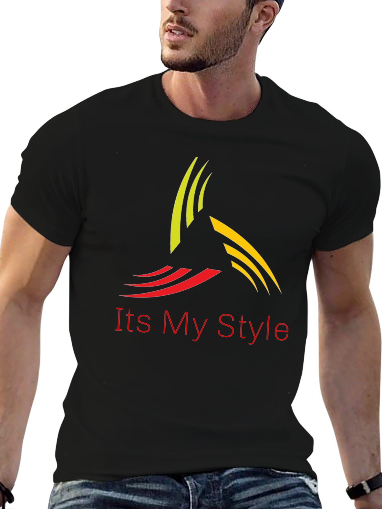 Stylish Black T-Shirt - Its My Style Design