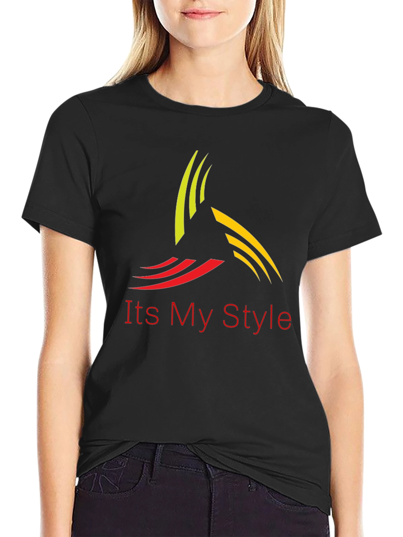 Stylish Black T-Shirt - Its My Style Design
