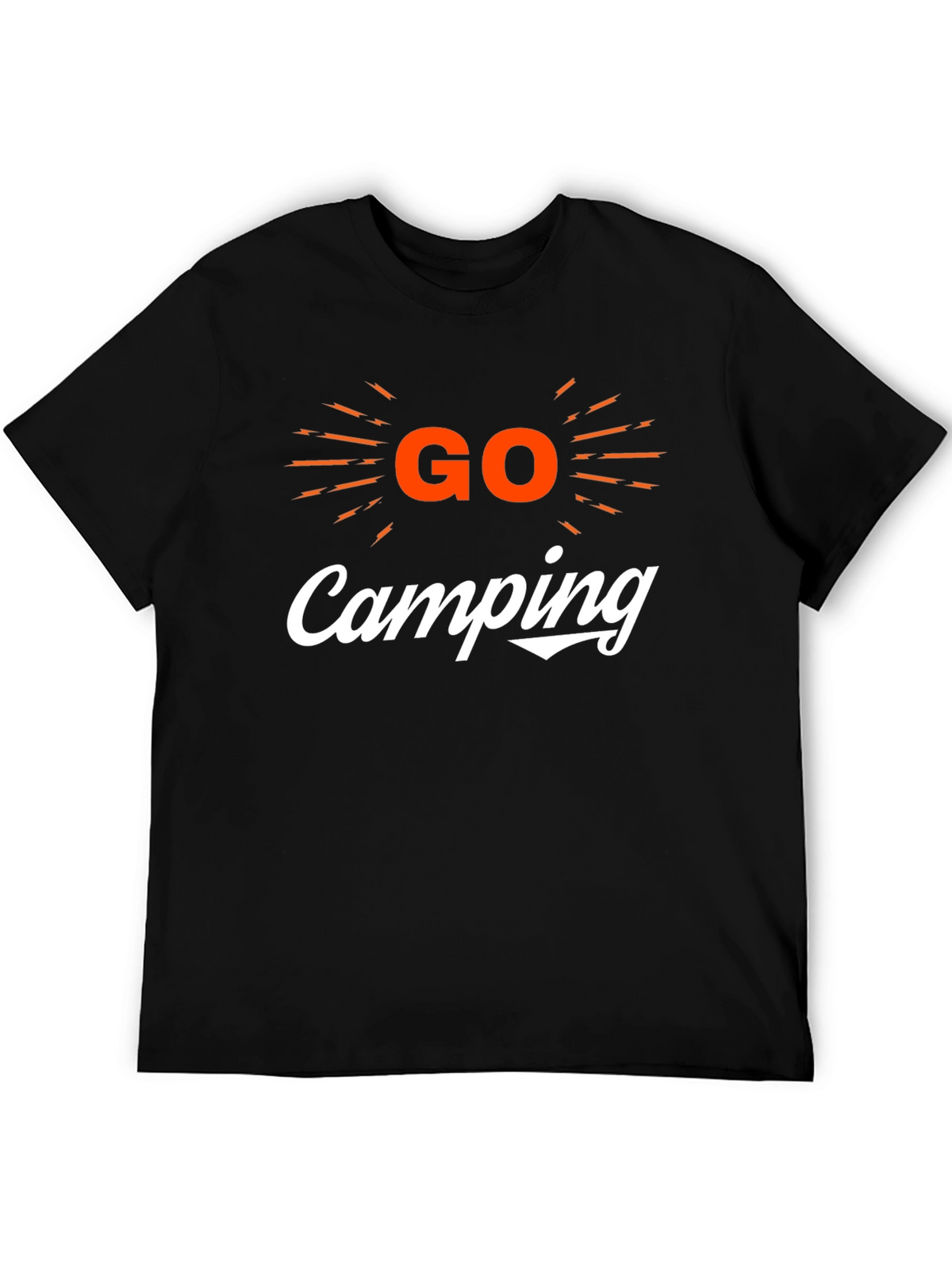 Go Camping Graphic Tee - Black