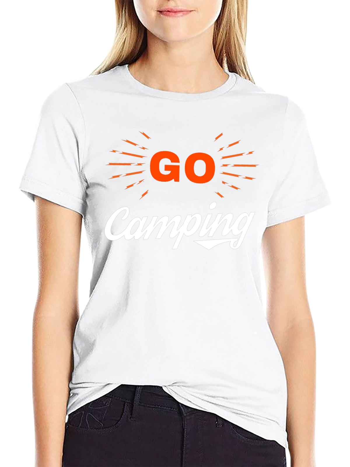 Go Camping Graphic Tee - Black