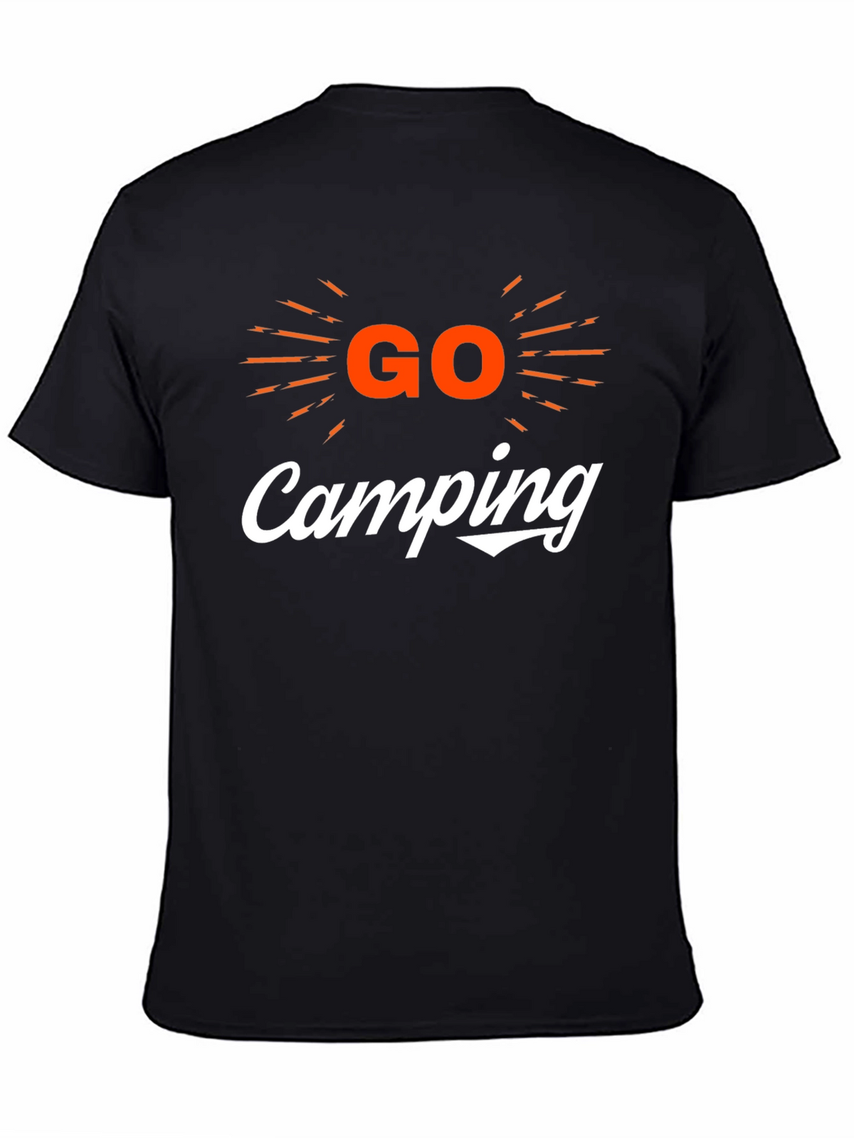 Go Camping Graphic Tee - Black