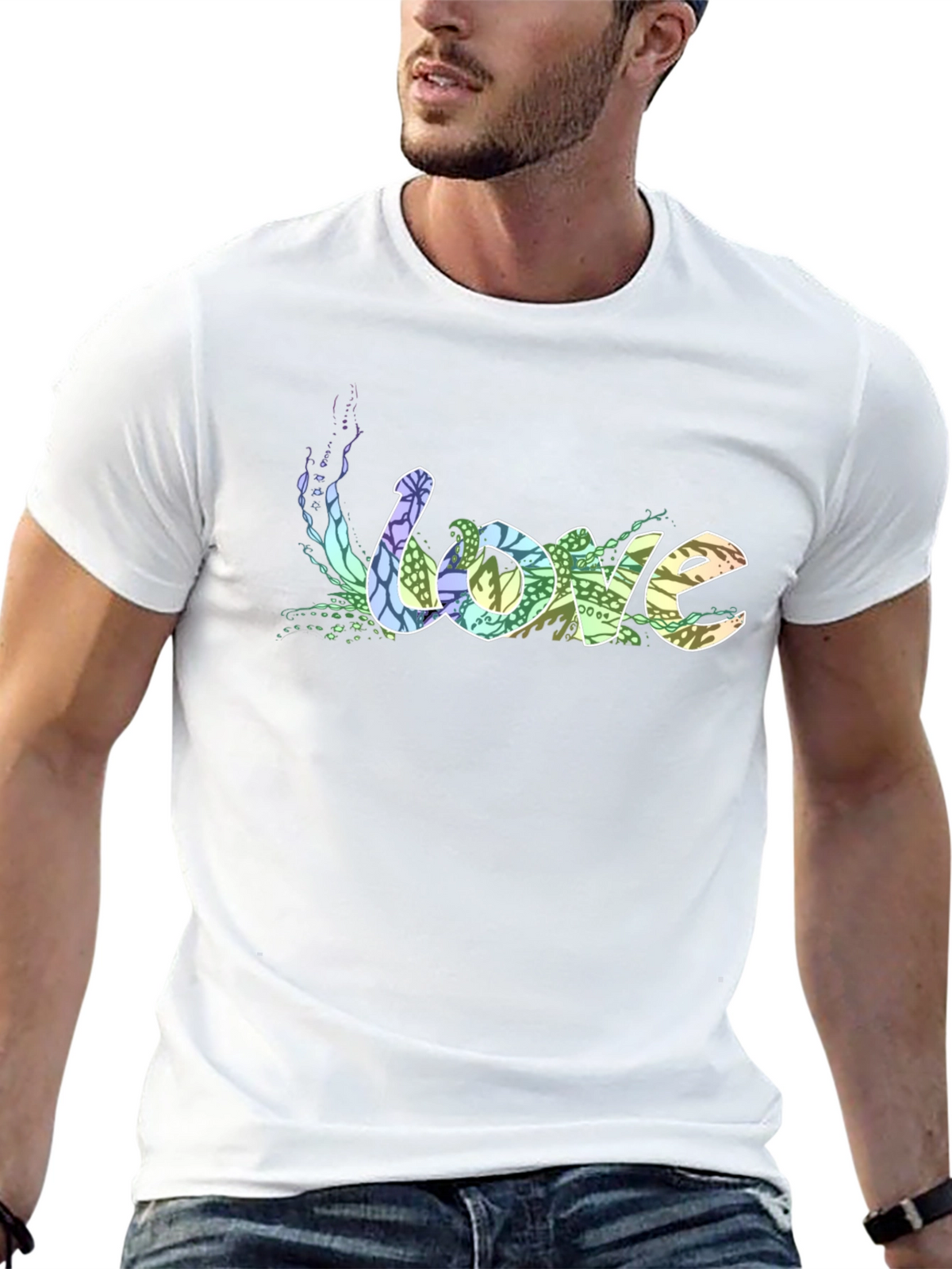 Love T-Shirt - Stylish Graphic Tee for Men