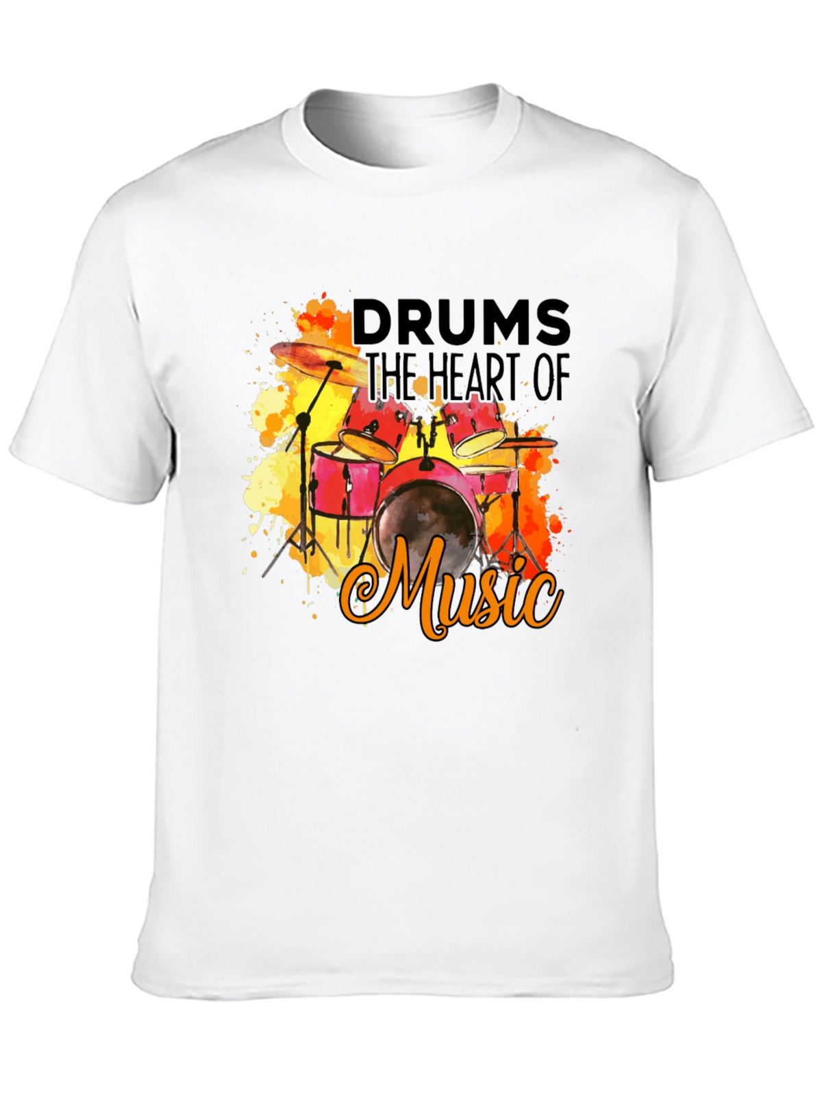 Drums the Heart of Music T-Shirt