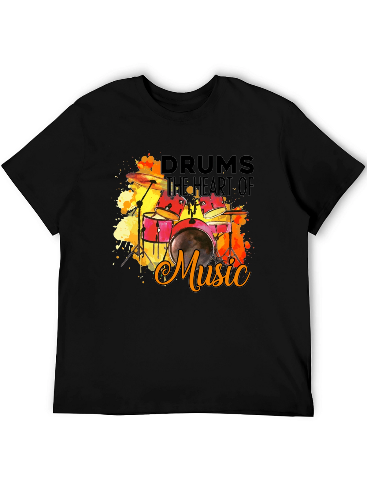 Drums the Heart of Music T-Shirt