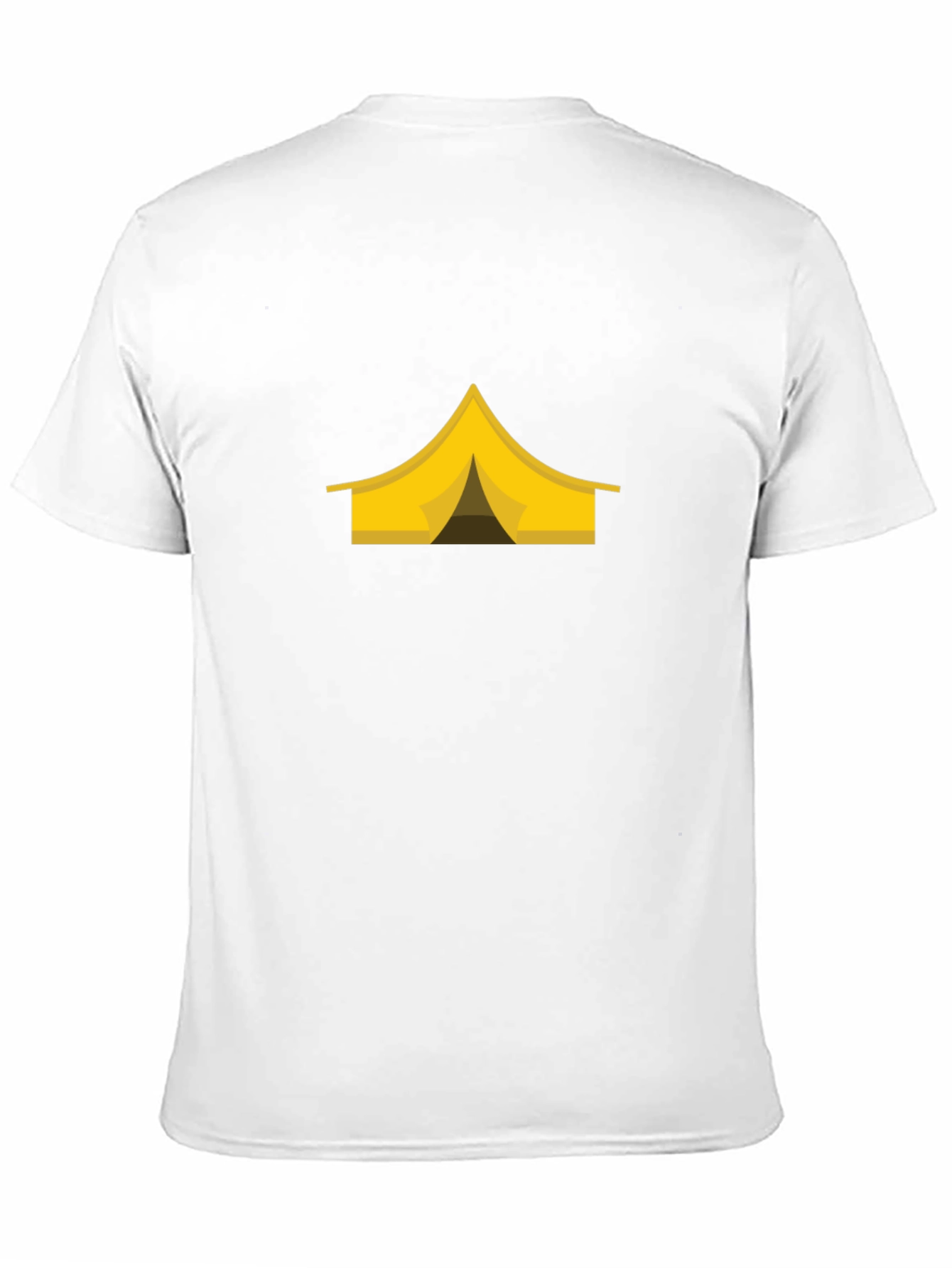 Camping Tent Graphic Tee - Black
