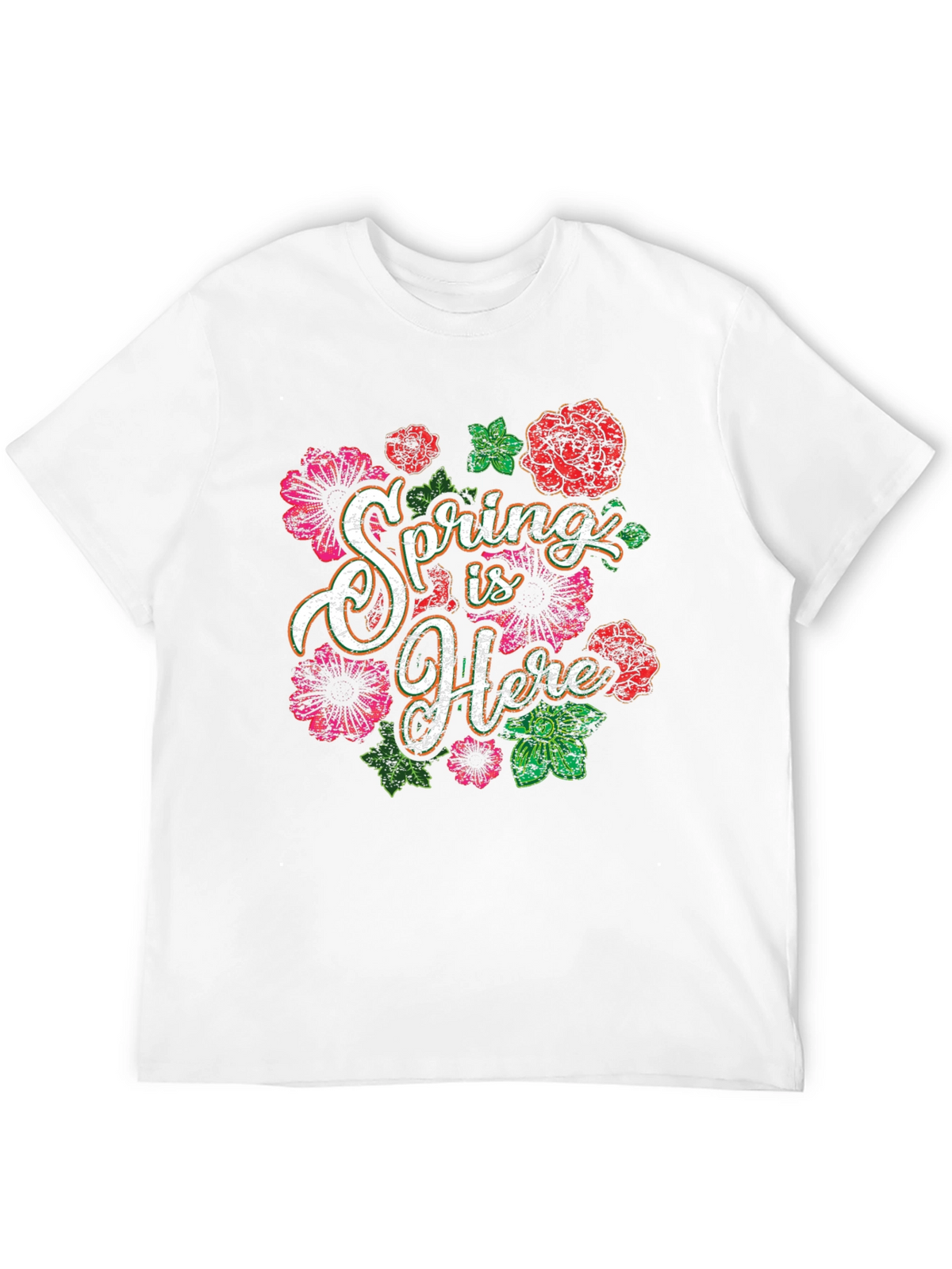 Spring Is Here Floral Graphic Tee