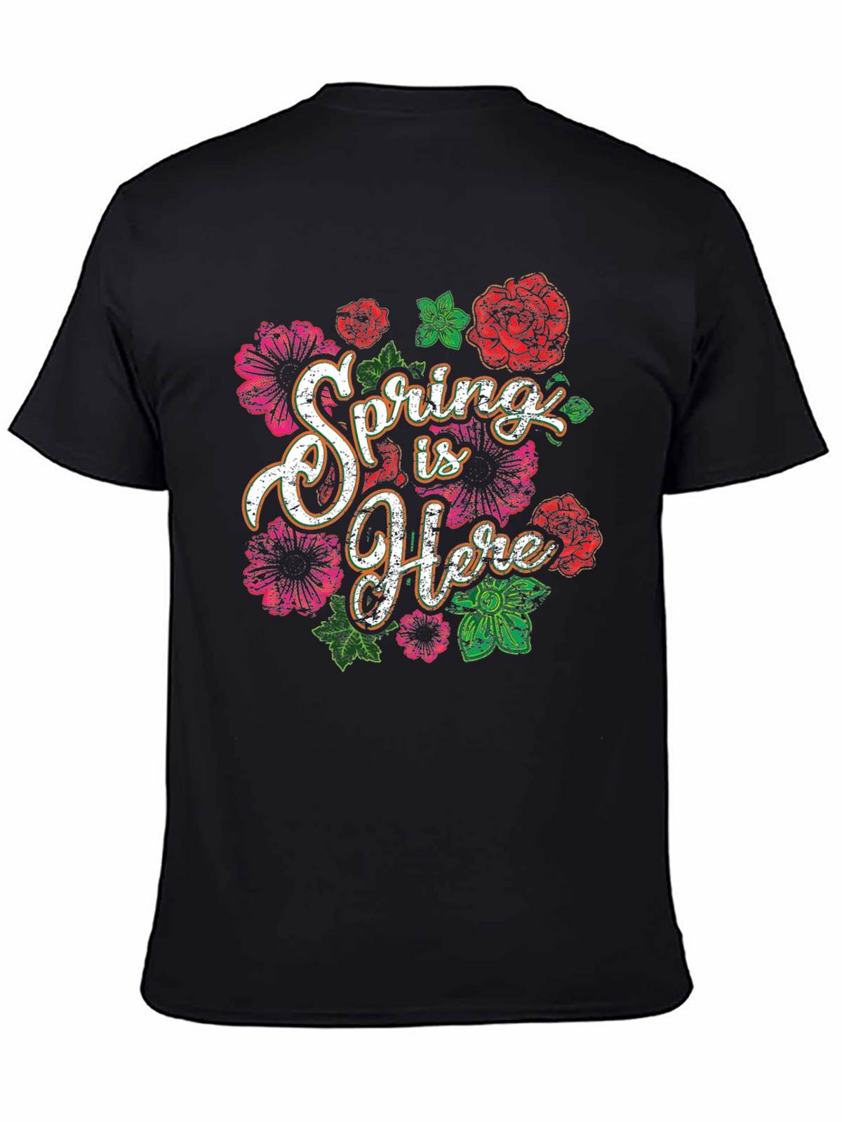 Spring Is Here Floral Graphic Tee