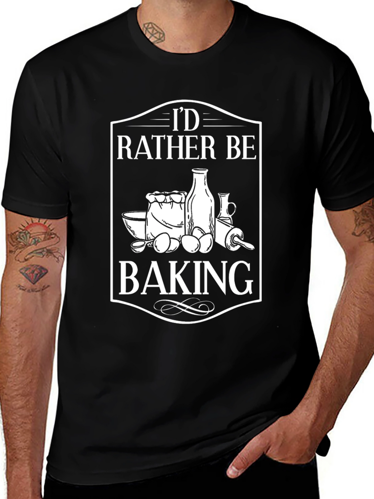 Id Rather Be Baking T-Shirt - Bakers Delight!