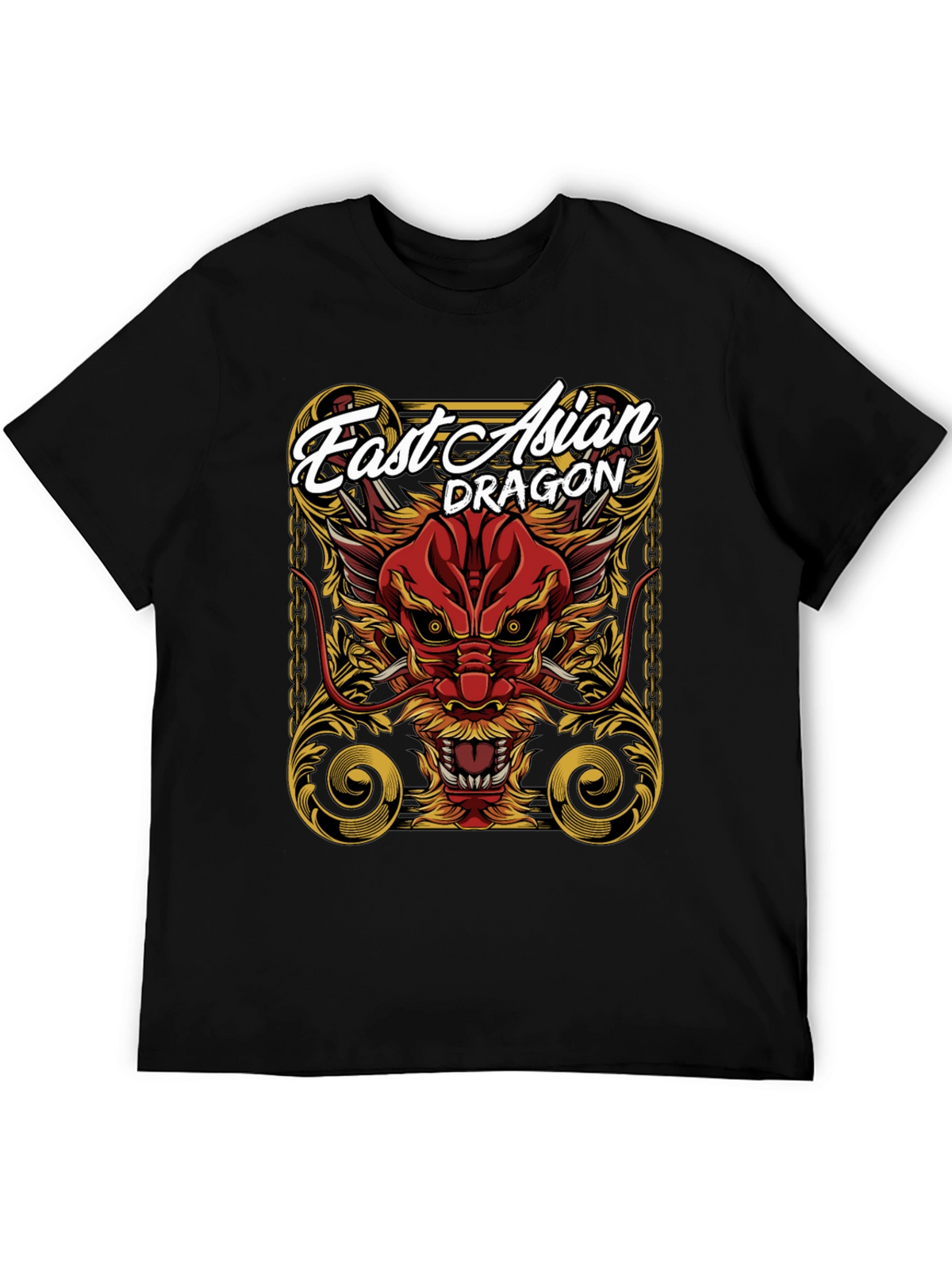 East Asian Dragon Graphic Tee - Bold Statement