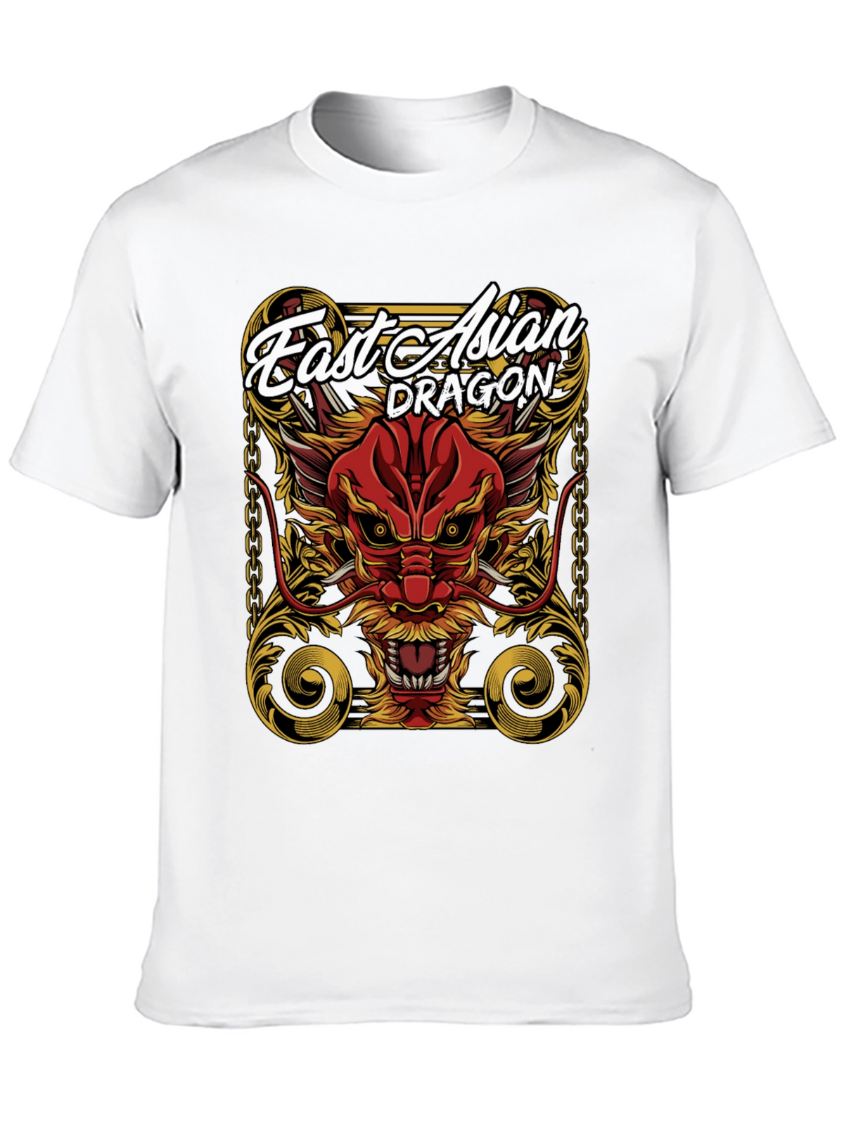 East Asian Dragon Graphic Tee - Bold Statement