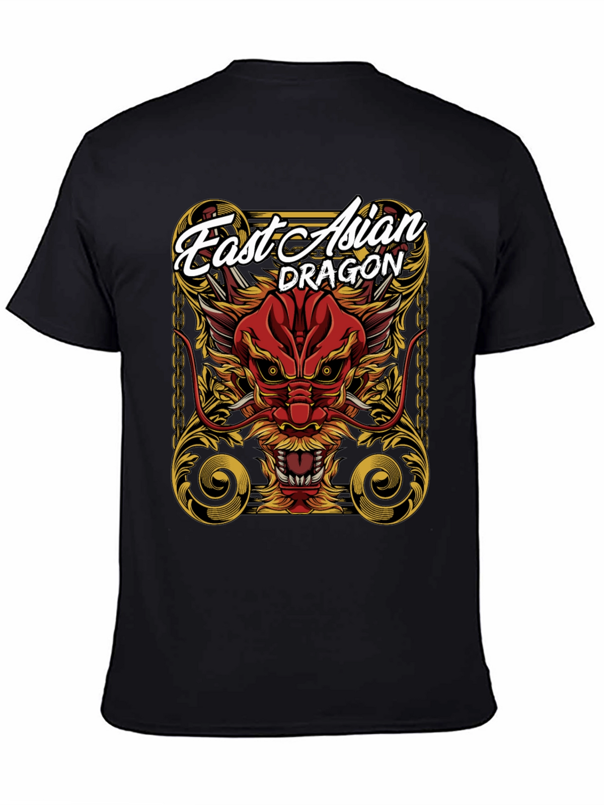 East Asian Dragon Graphic Tee - Bold Statement