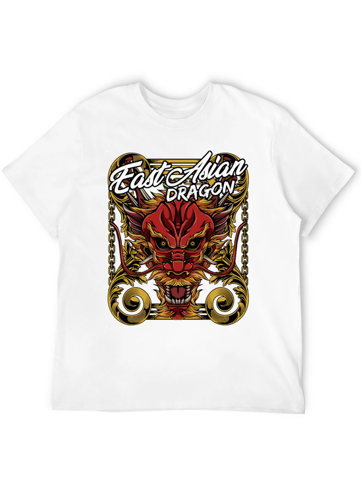 East Asian Dragon Graphic Tee - Bold Statement