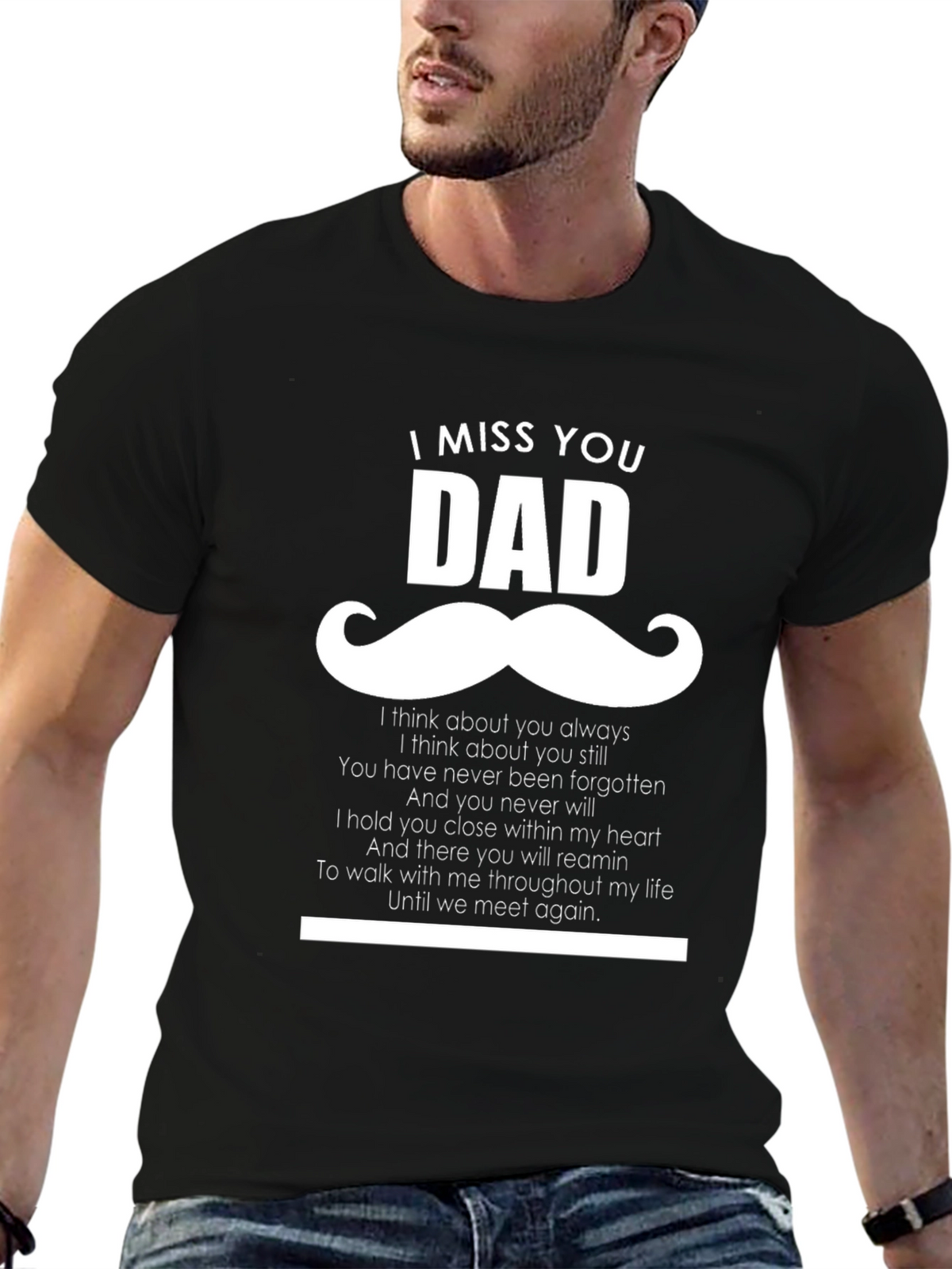 I Miss You Dad T-Shirt - Memorial Gift