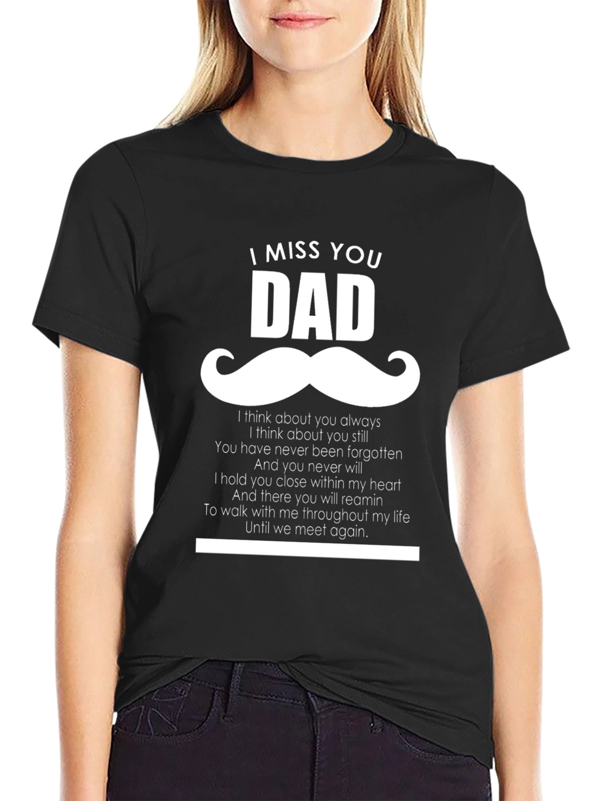 I Miss You Dad T-Shirt - Memorial Gift