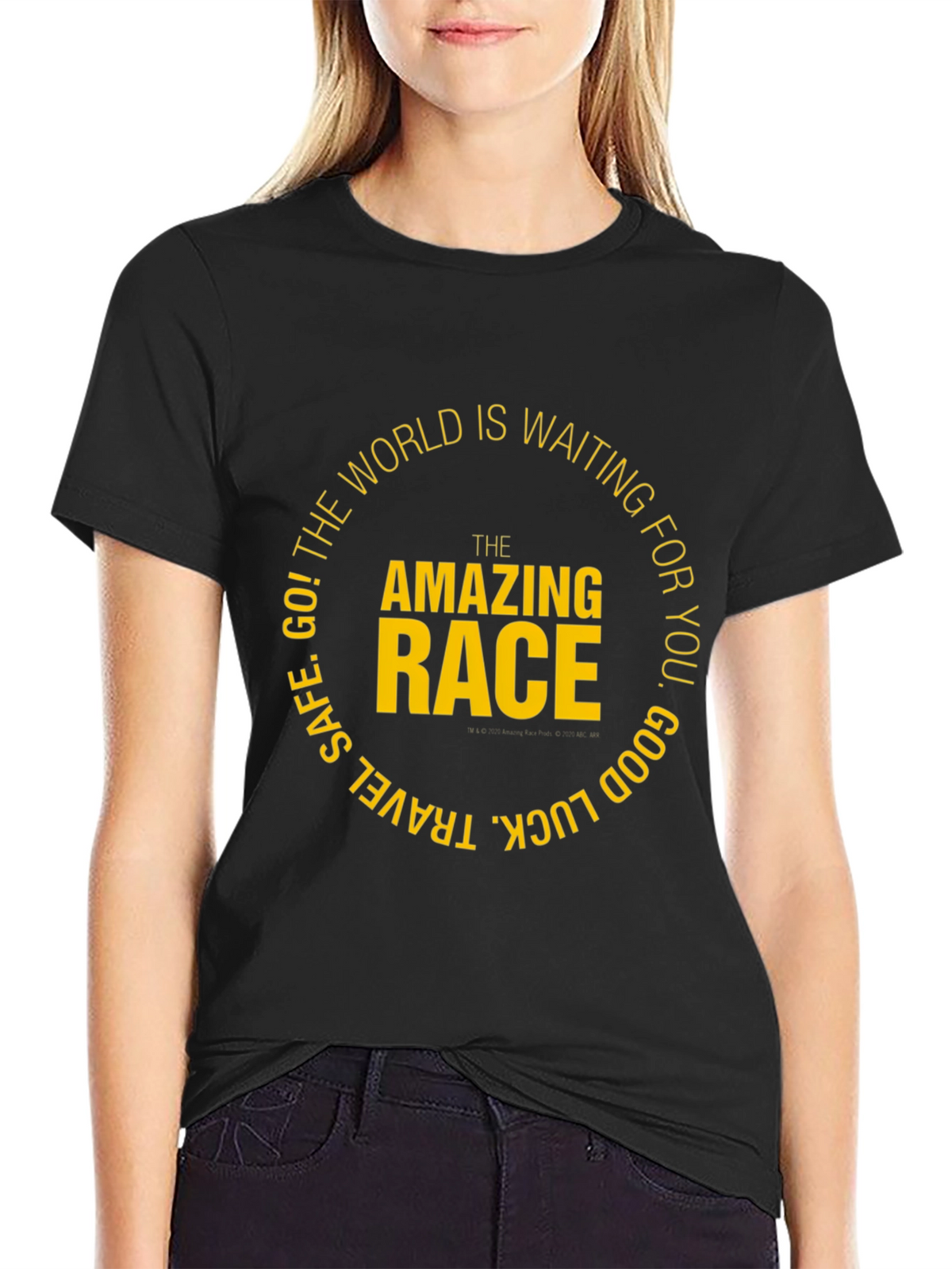 The Amazing Race T-Shirt - Travel Inspired Black Tee