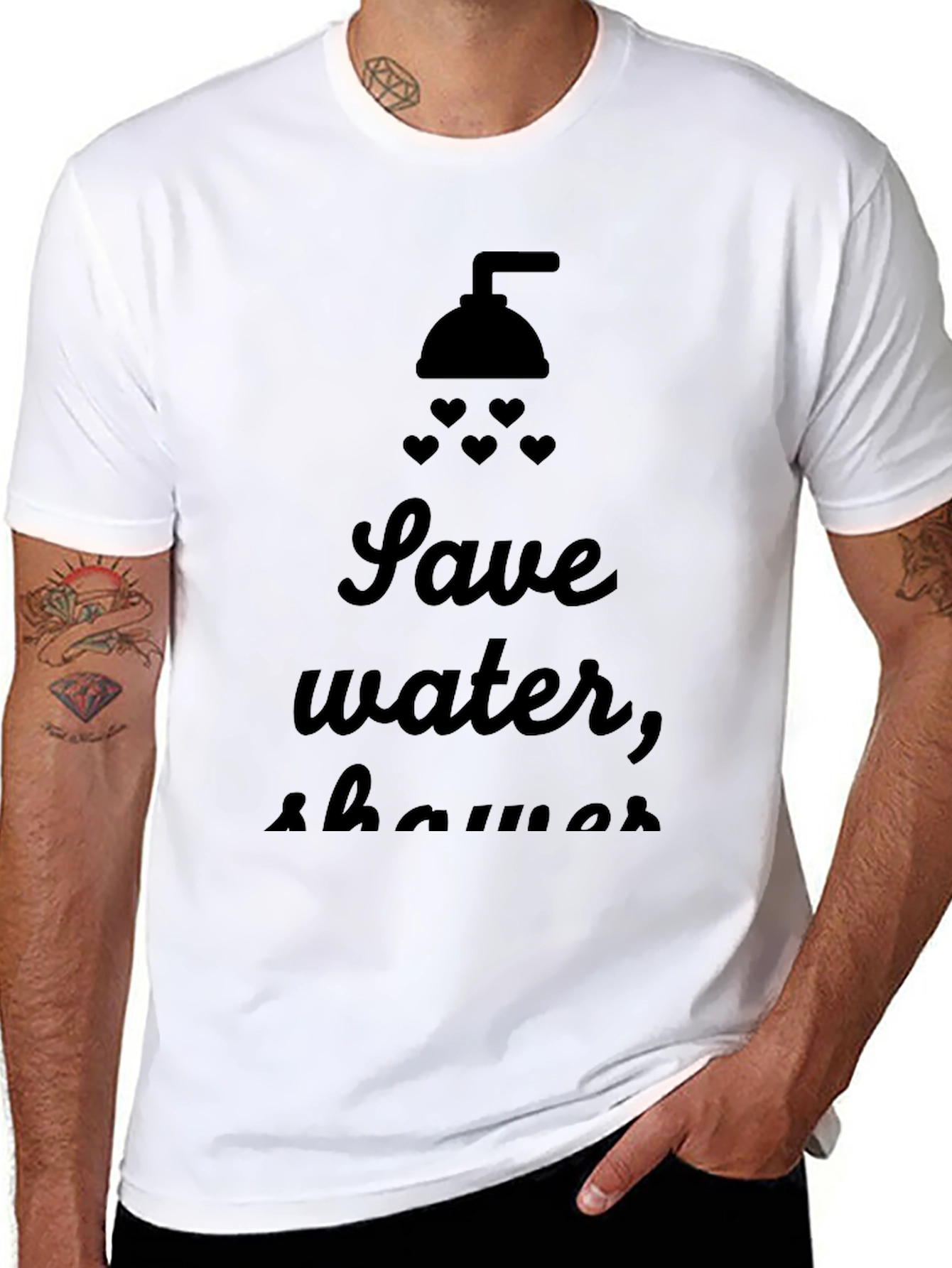 Save Water Shower With Love T-Shirt