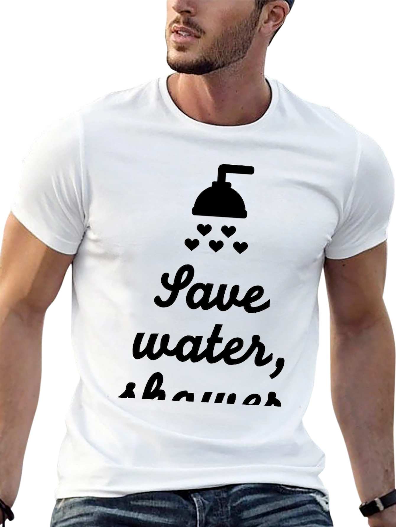 Save Water Shower With Love T-Shirt