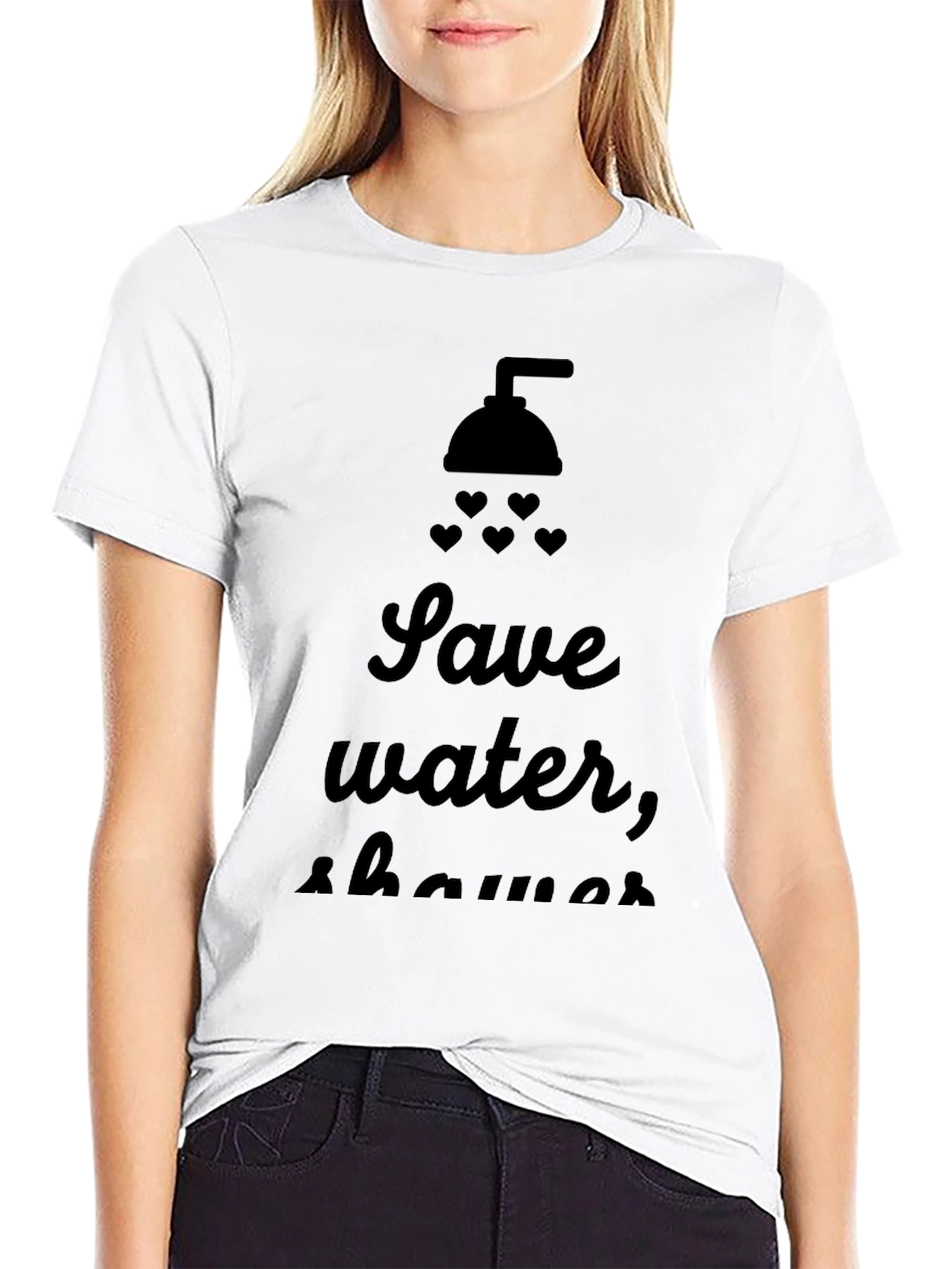 Save Water Shower With Love T-Shirt