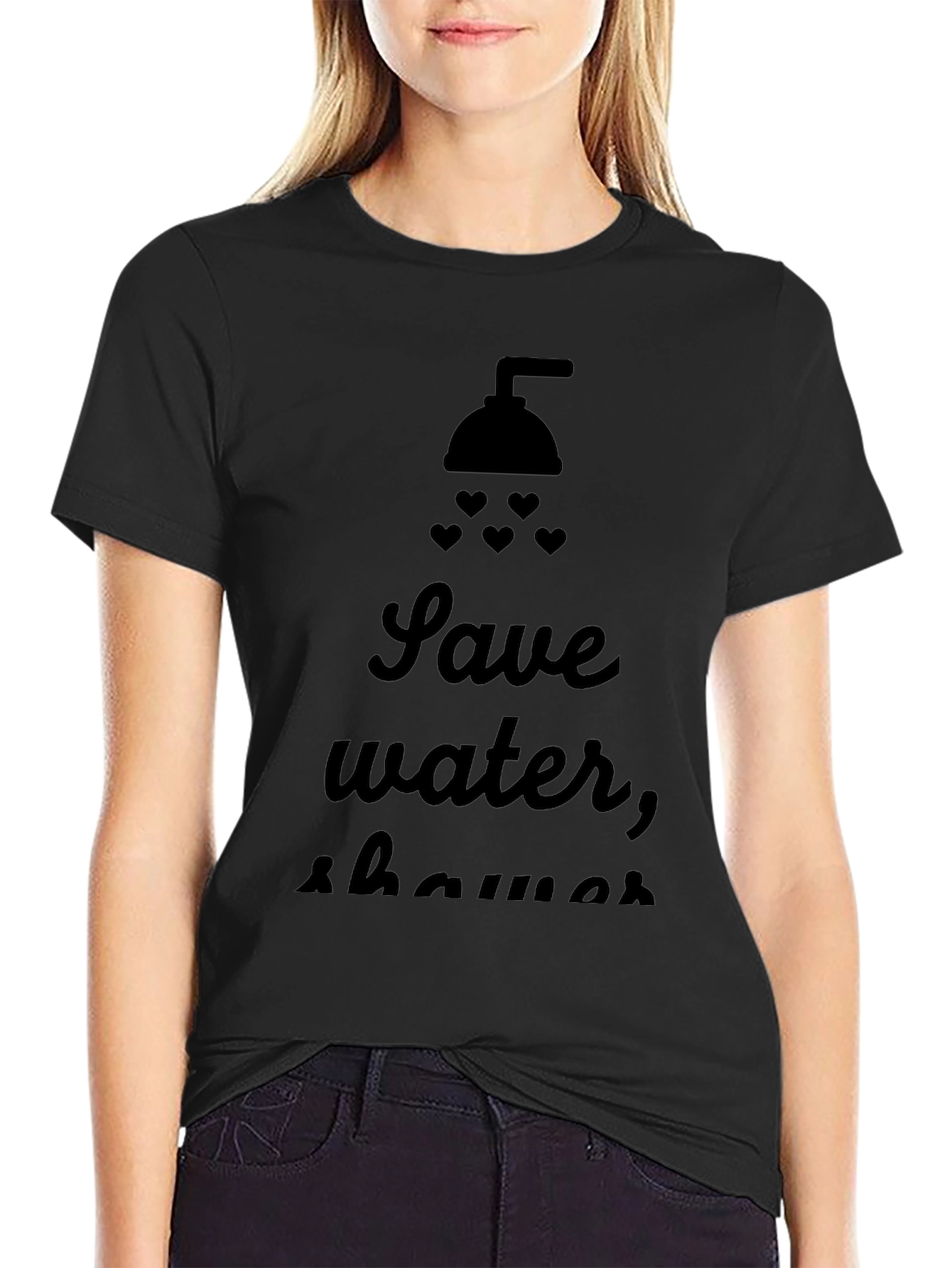 Save Water Shower With Love T-Shirt