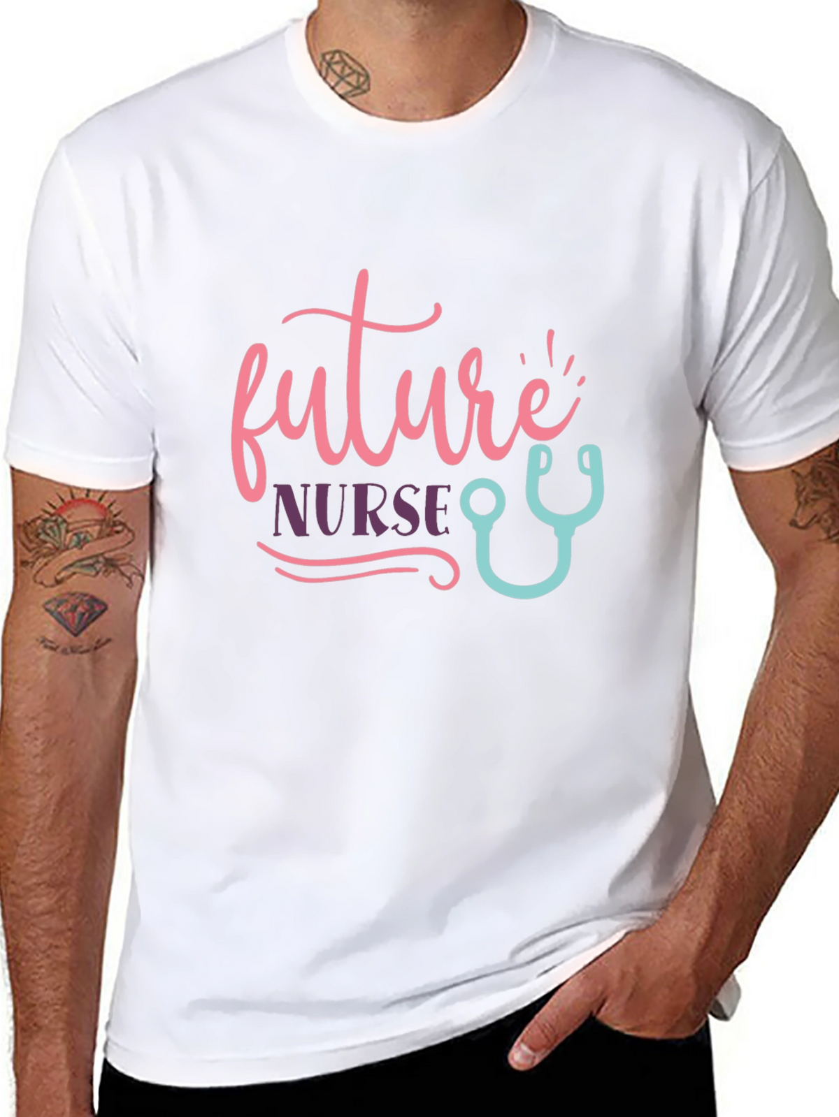 Future Nurse Graphic T-Shirt - Stylish Medical Design