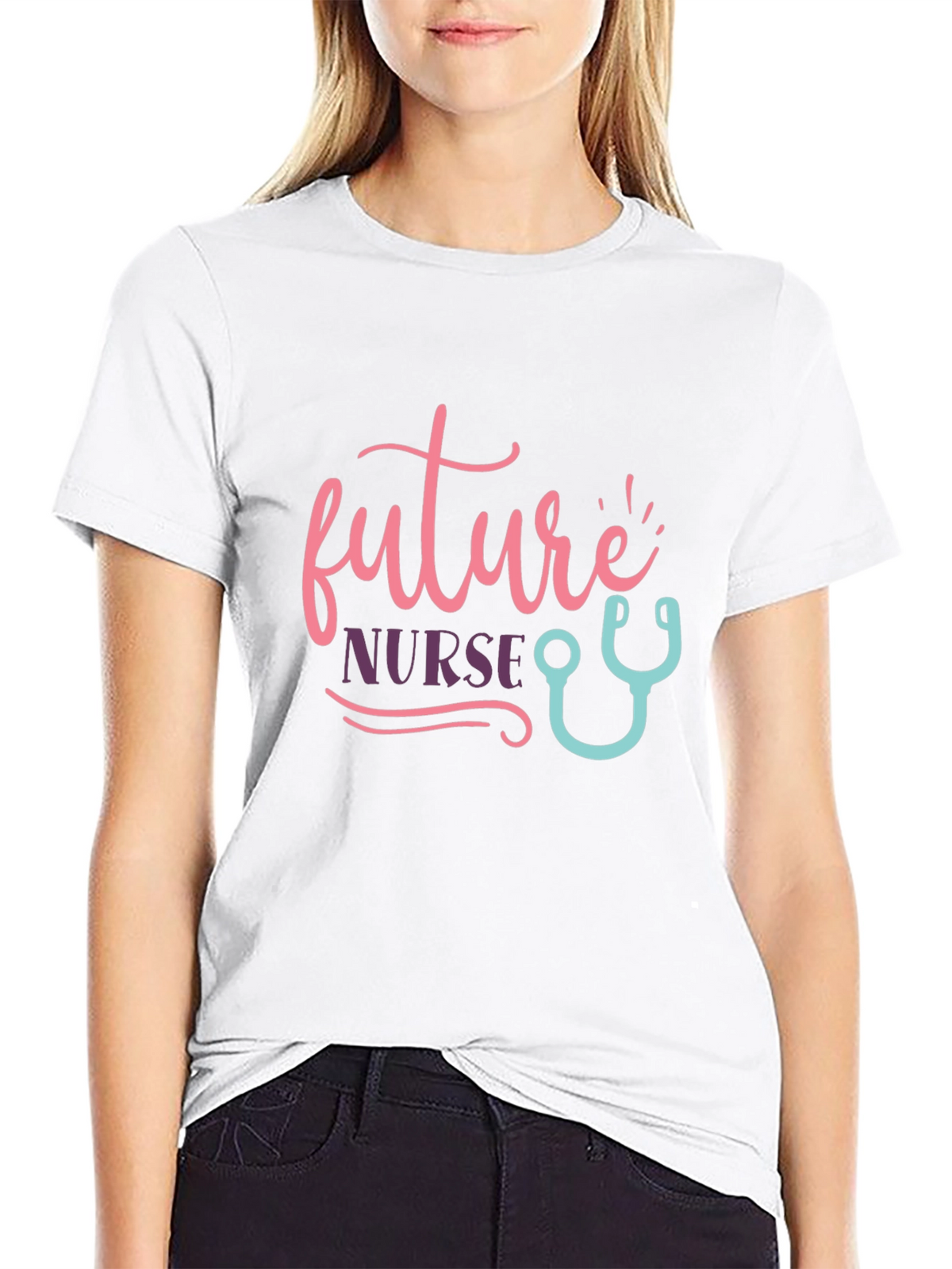 Future Nurse Graphic T-Shirt - Stylish Medical Design