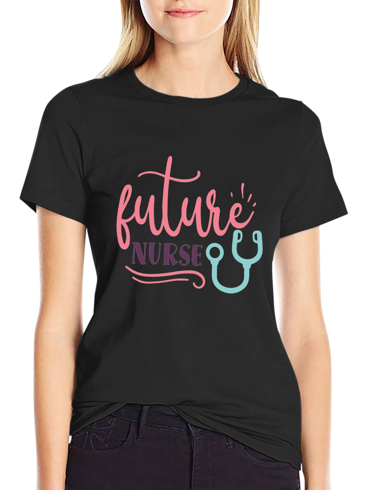 Future Nurse Graphic T-Shirt - Stylish Medical Design