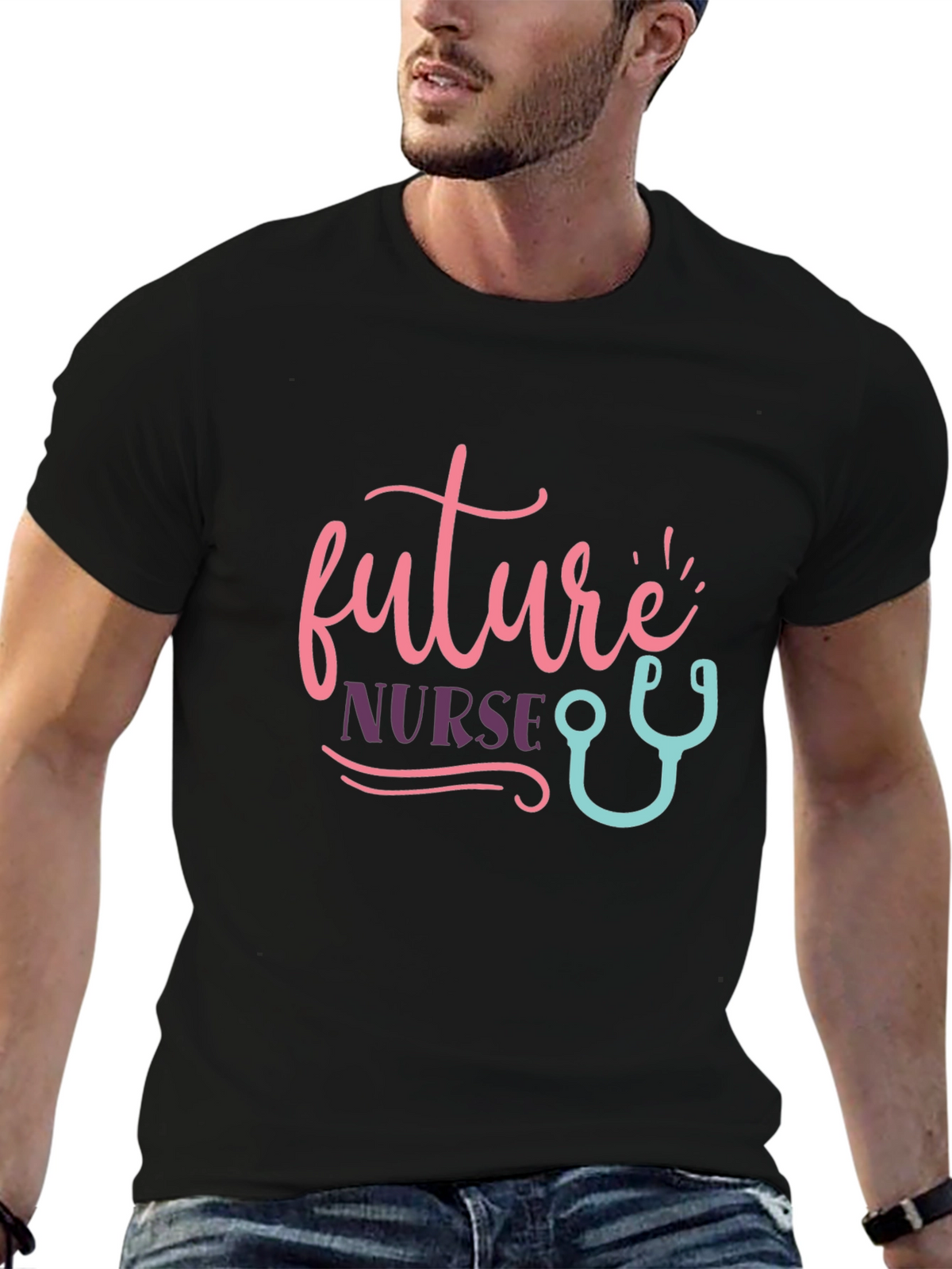 Future Nurse Graphic T-Shirt - Stylish Medical Design