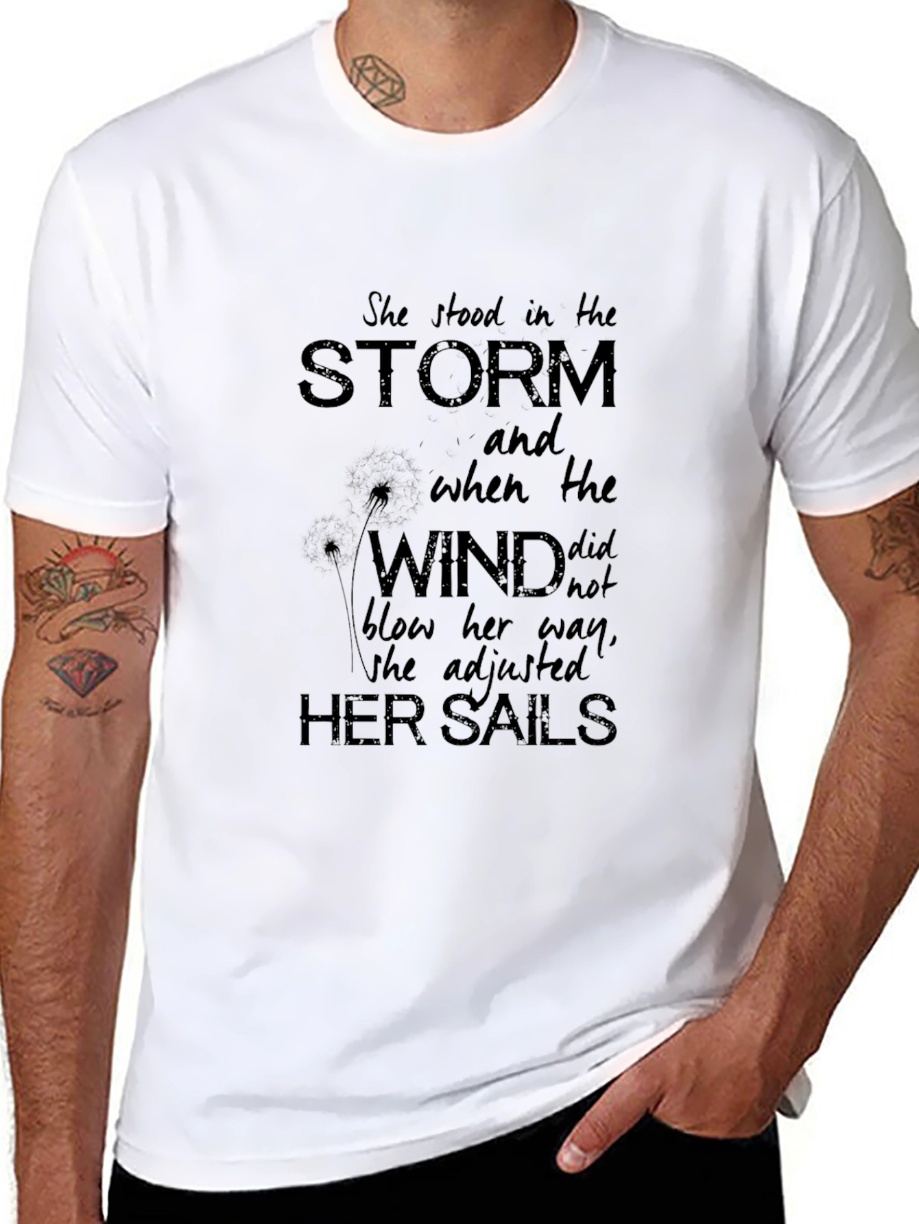She Stood in the Storm Graphic T-Shirt