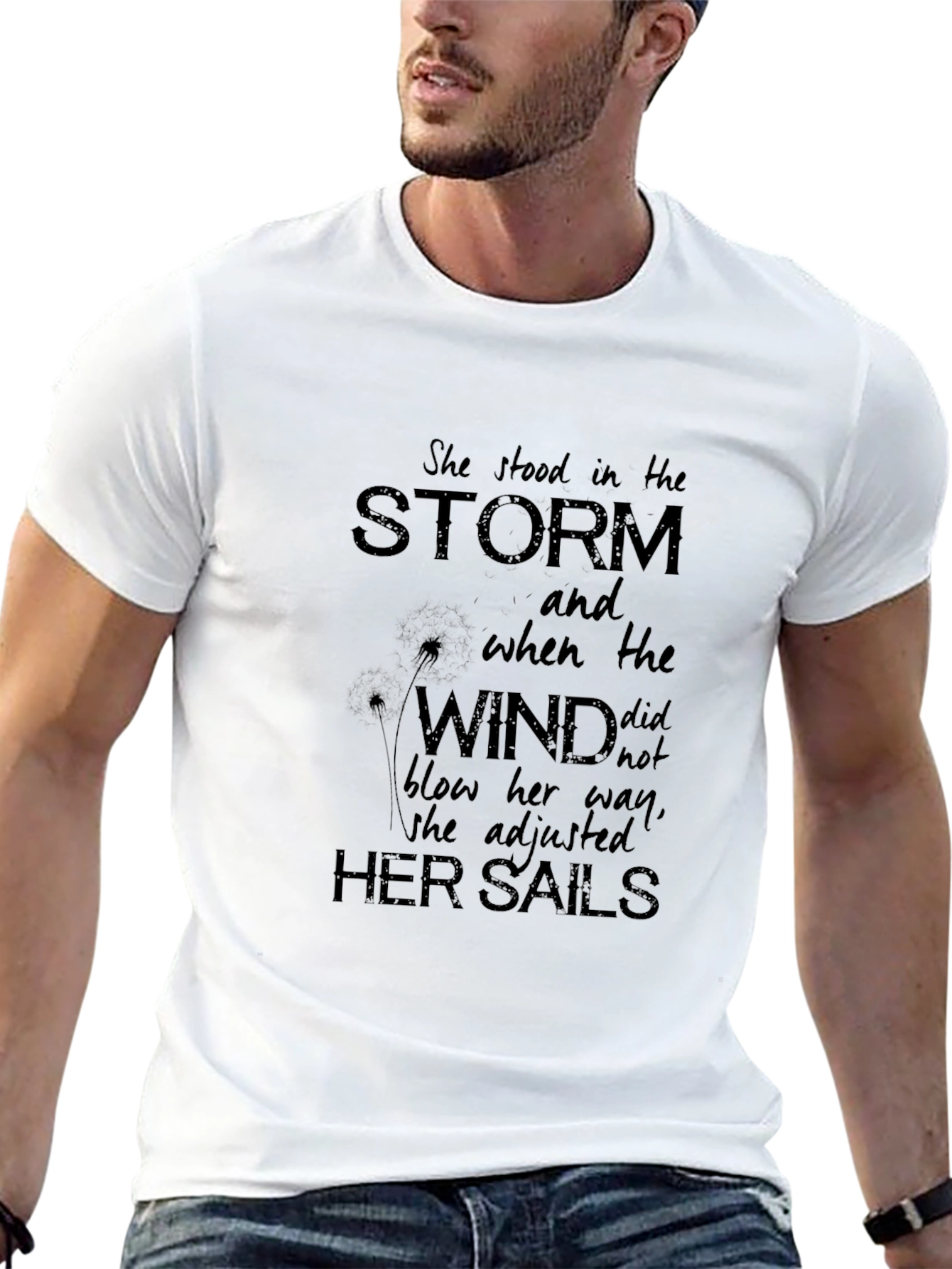 She Stood in the Storm Graphic T-Shirt