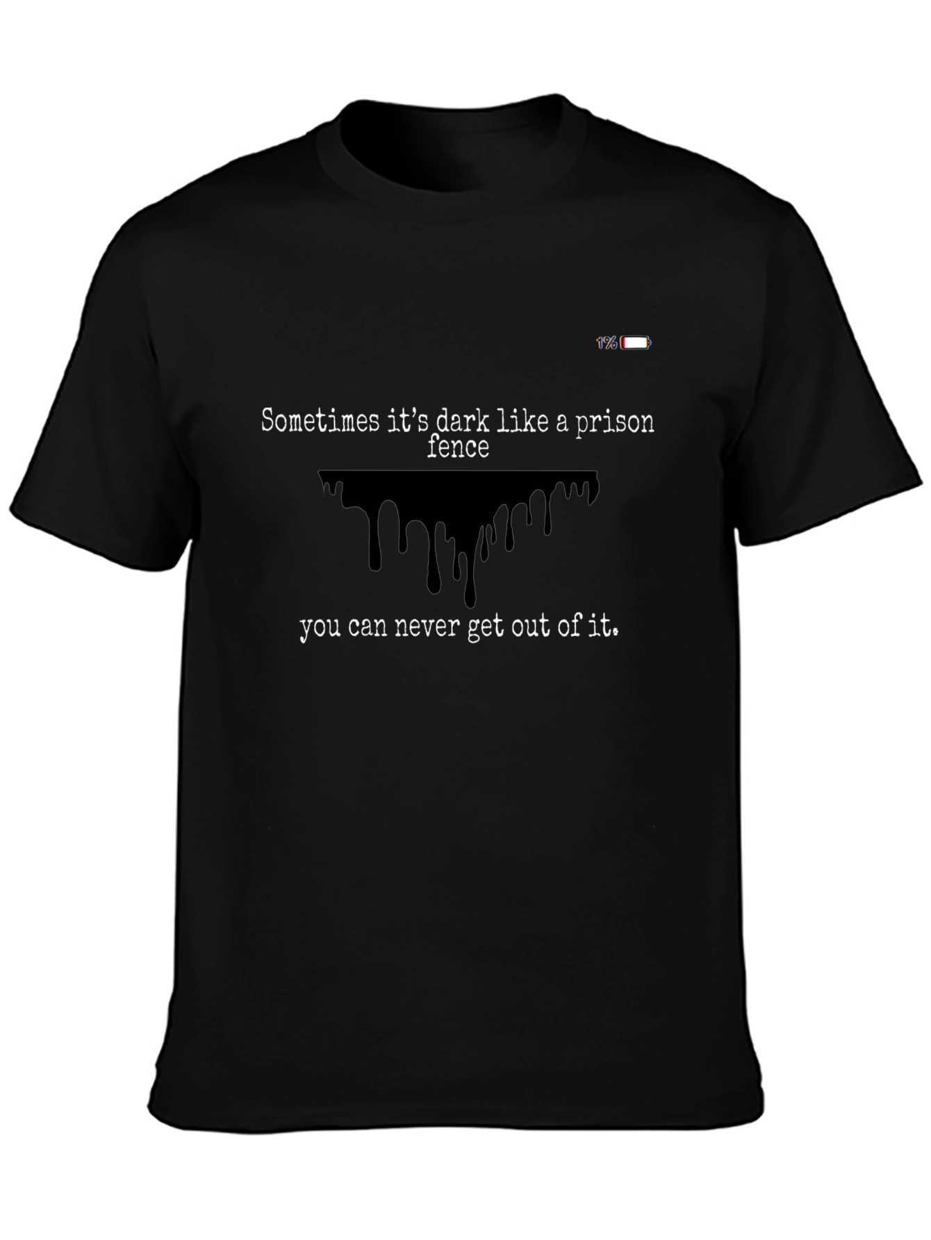 Dark Humor Tee: Prison Fence