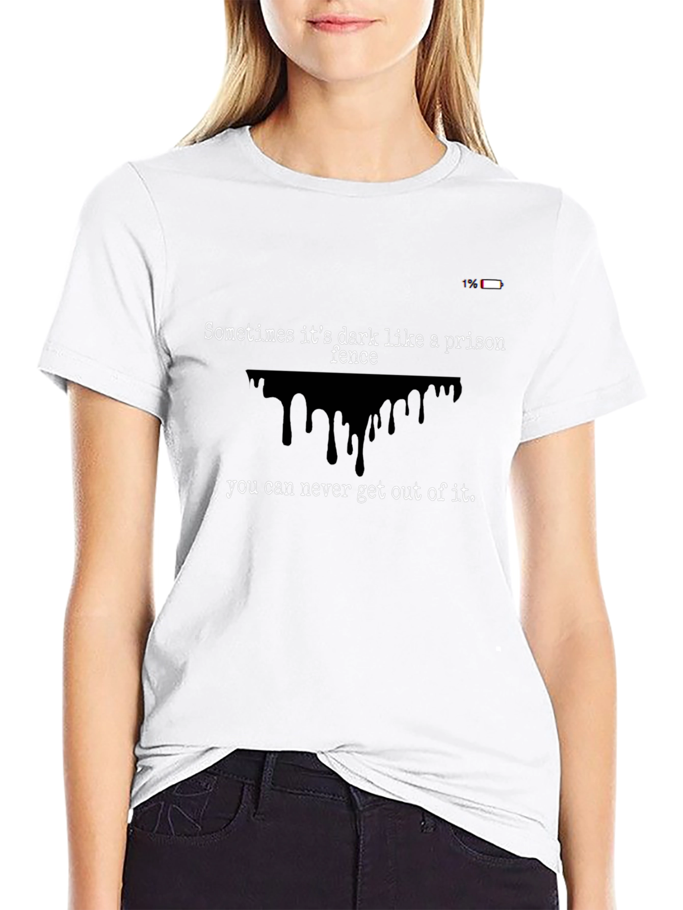 Dark Humor Tee: Prison Fence